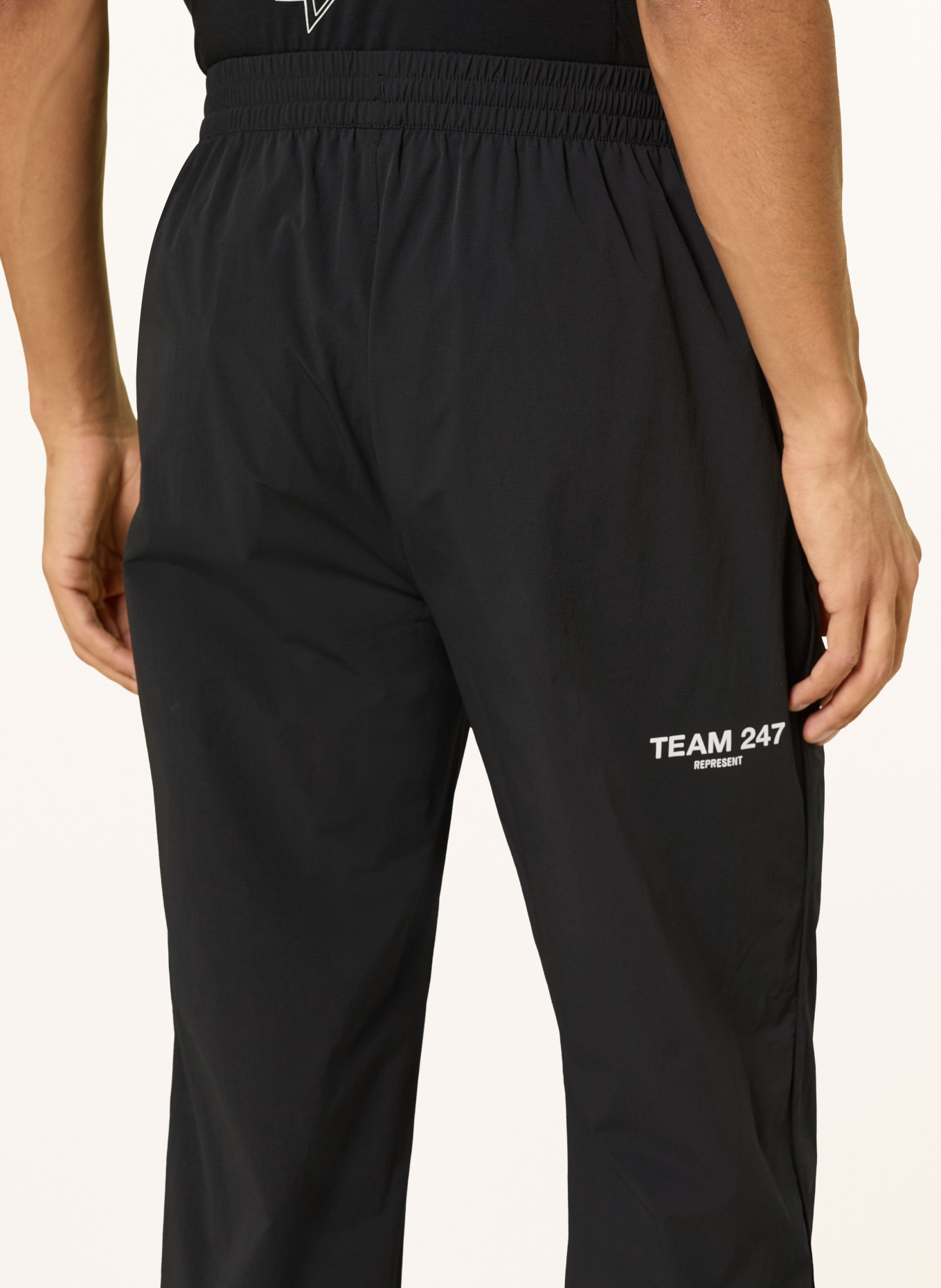 247 REPRESENT Trainingsbroek TEAM 247: ZWART / WIT