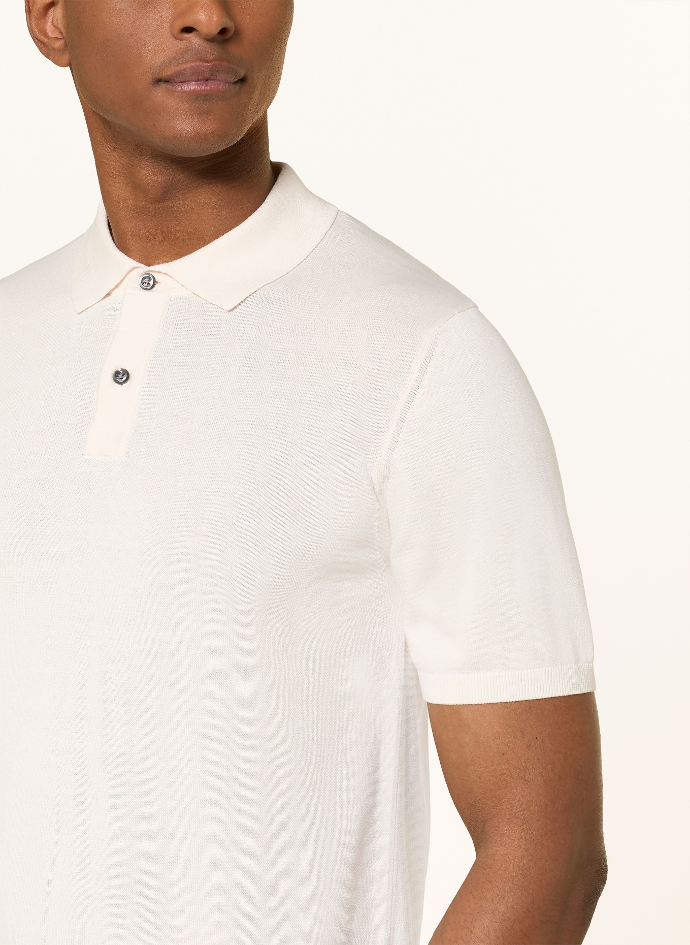 ROY ROBSON Polo en maille: CRÈME