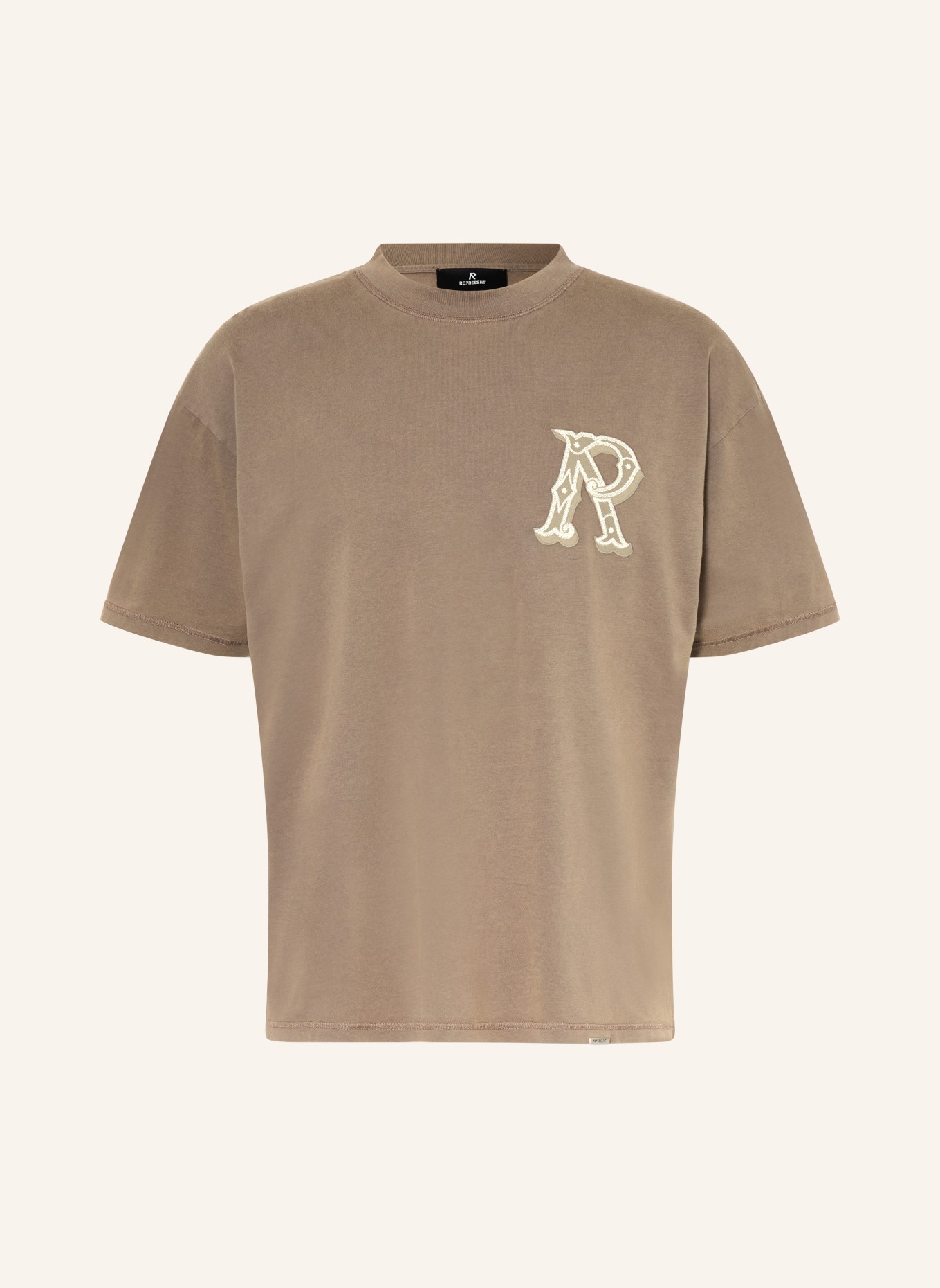 REPRESENT T-Shirt: CAMEL / CREME