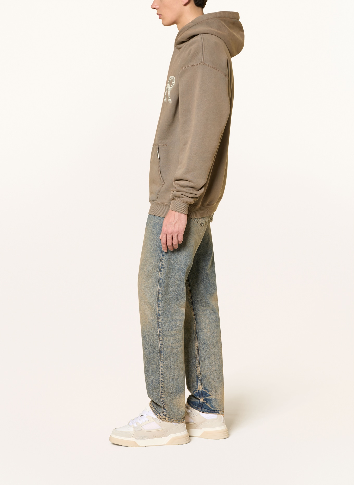 REPRESENT Hoodie: CAMEL / CREME