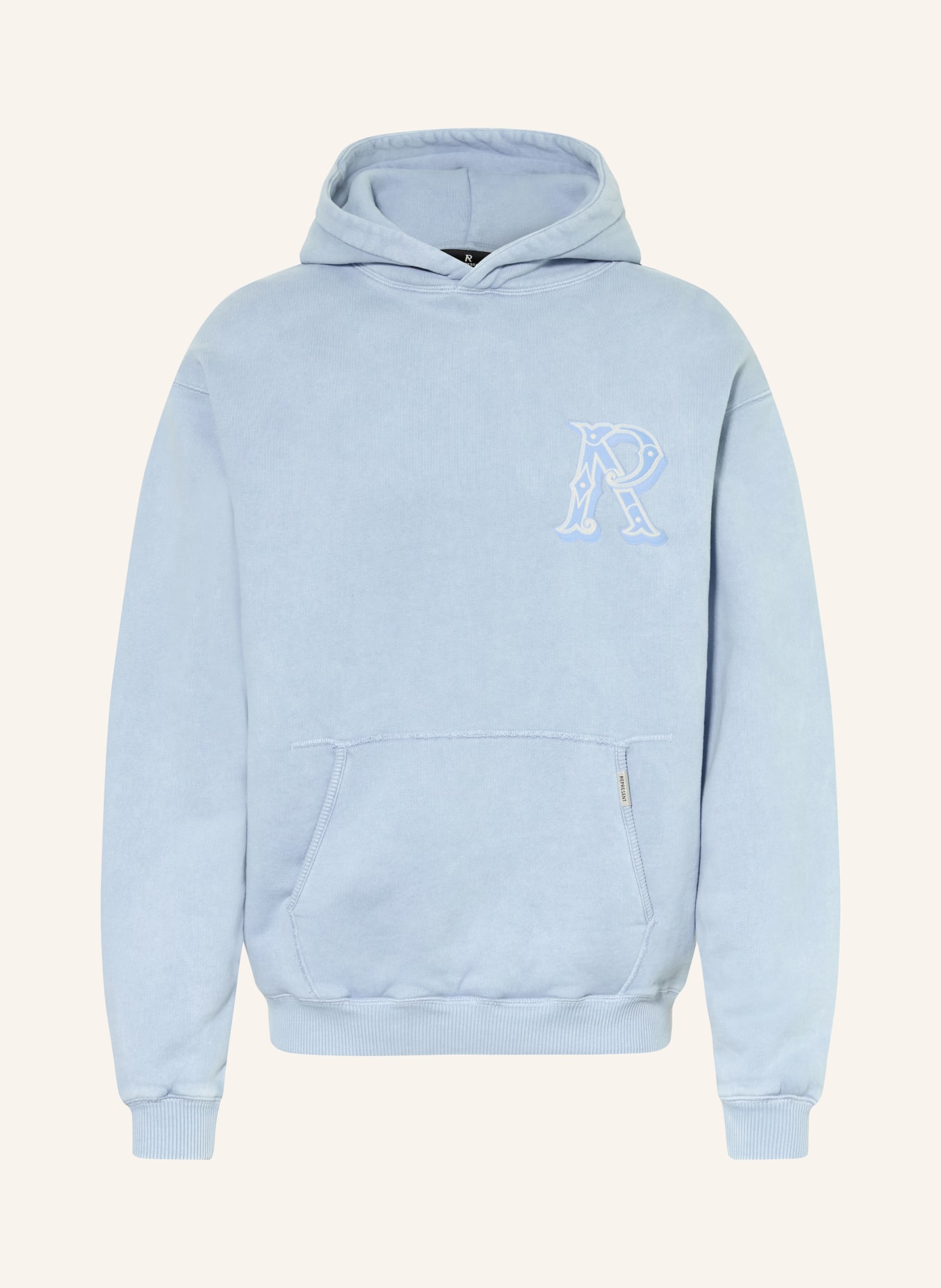 REPRESENT Hoodie: HELLBLAU