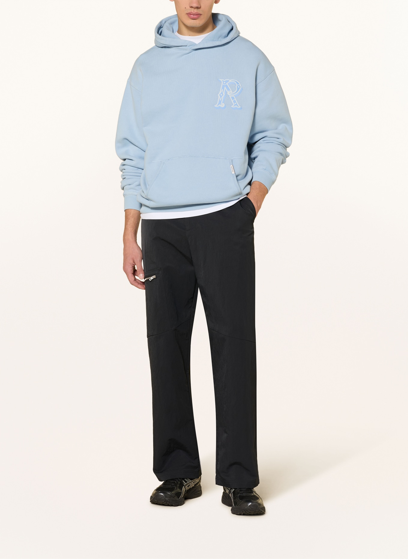 REPRESENT Hoodie: HELLBLAU