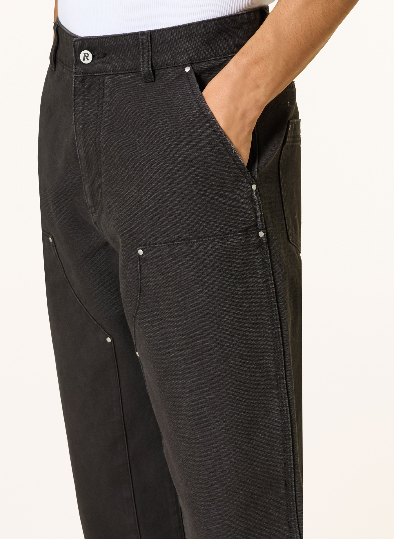 REPRESENT Cargojeans Regular Fit: 001 WASHED BLACK