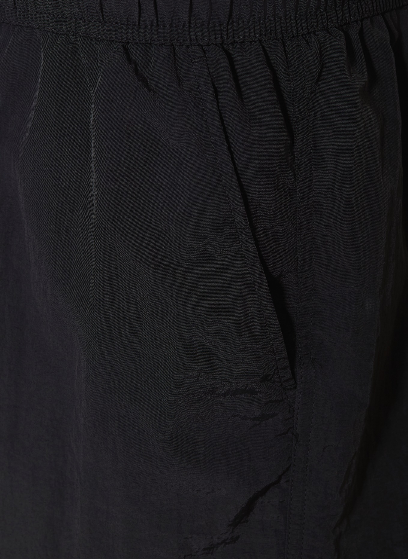 REPRESENT swim shorts: BLACK / WHITE