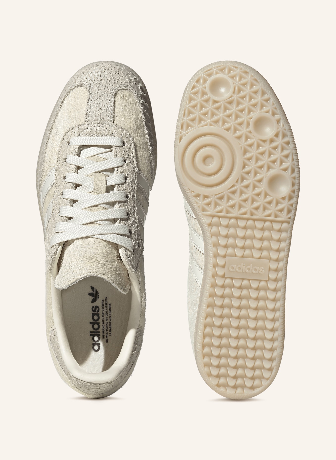 adidas Originals SAMBA OG sneaker: CREAM