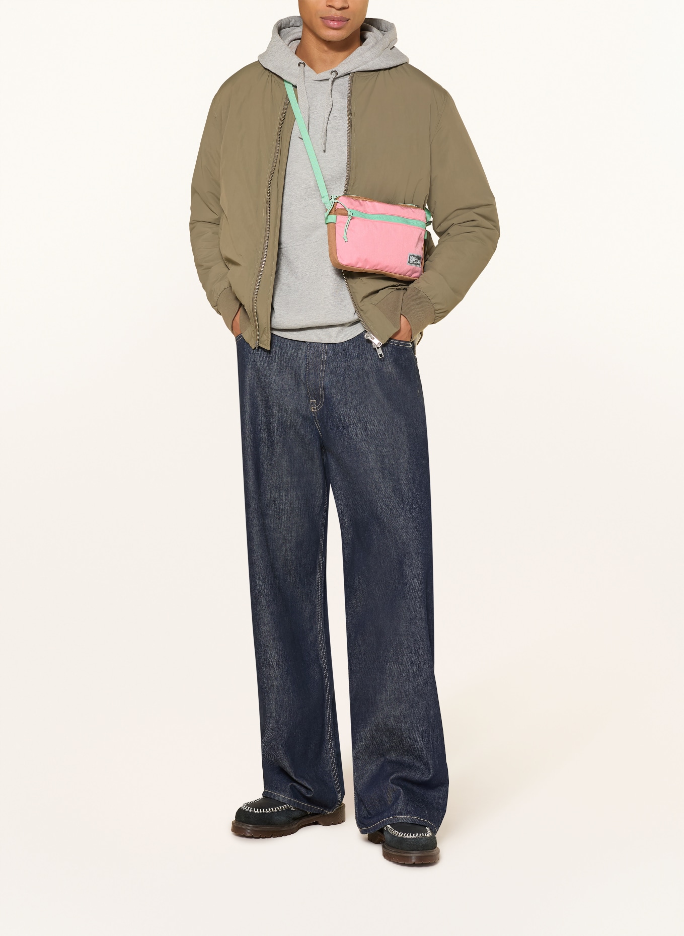 FJÄLLRÄVEN Schoudertas VARDAG LARGE: ROZE / LICHTBRUIN / TURQUOISE