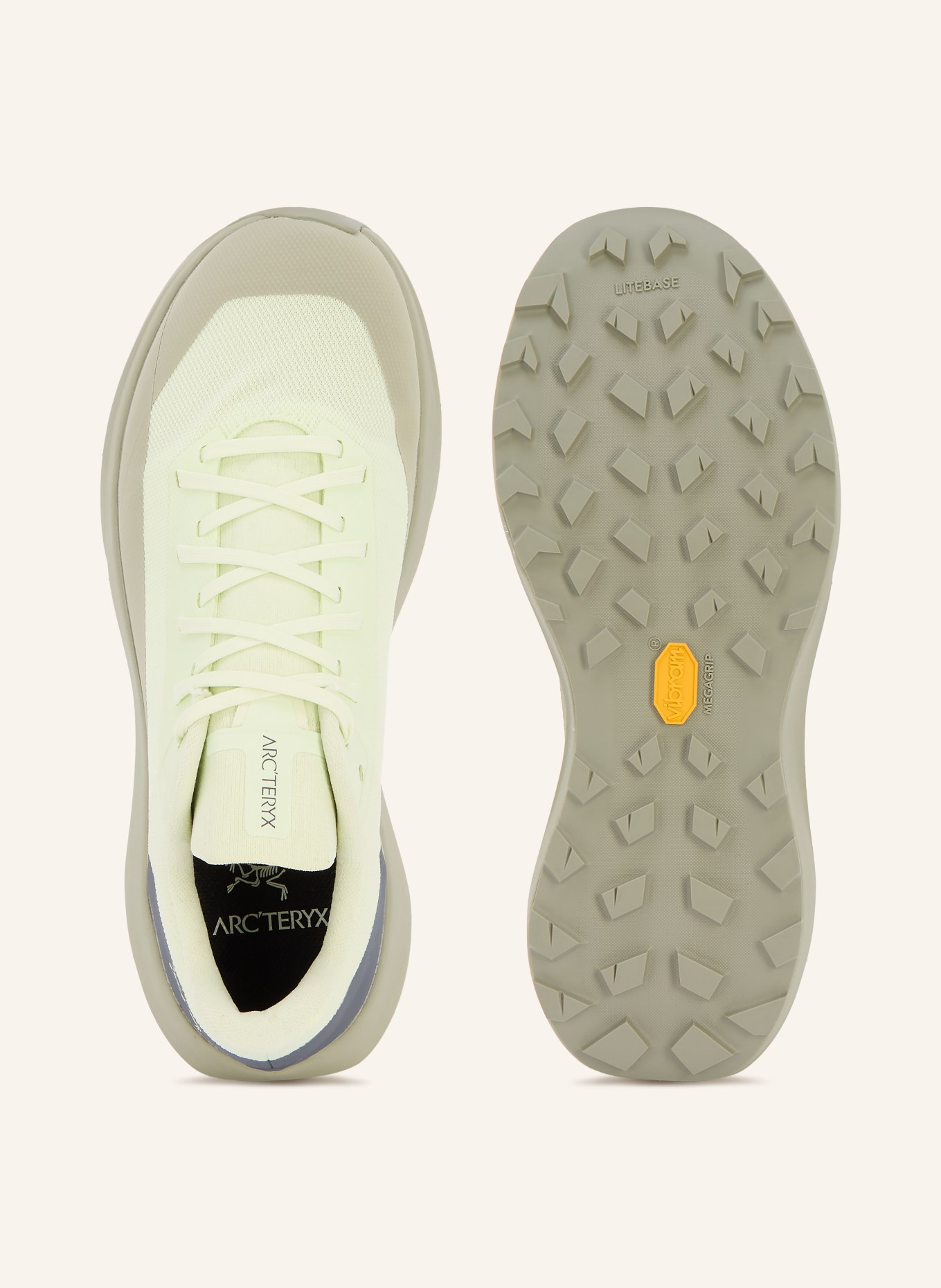 ARC'TERYX Trailrunning-Schuhe NORVAN LD 4: HELLGRÜN / DUNKELGRAU / GRAU