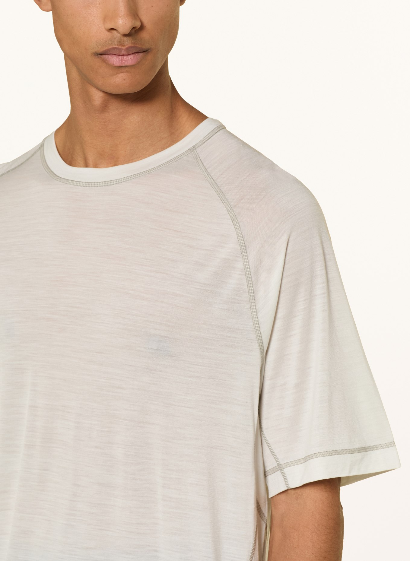 MAMMUT Functioneel shirt TREE WOOL FL: ECRU