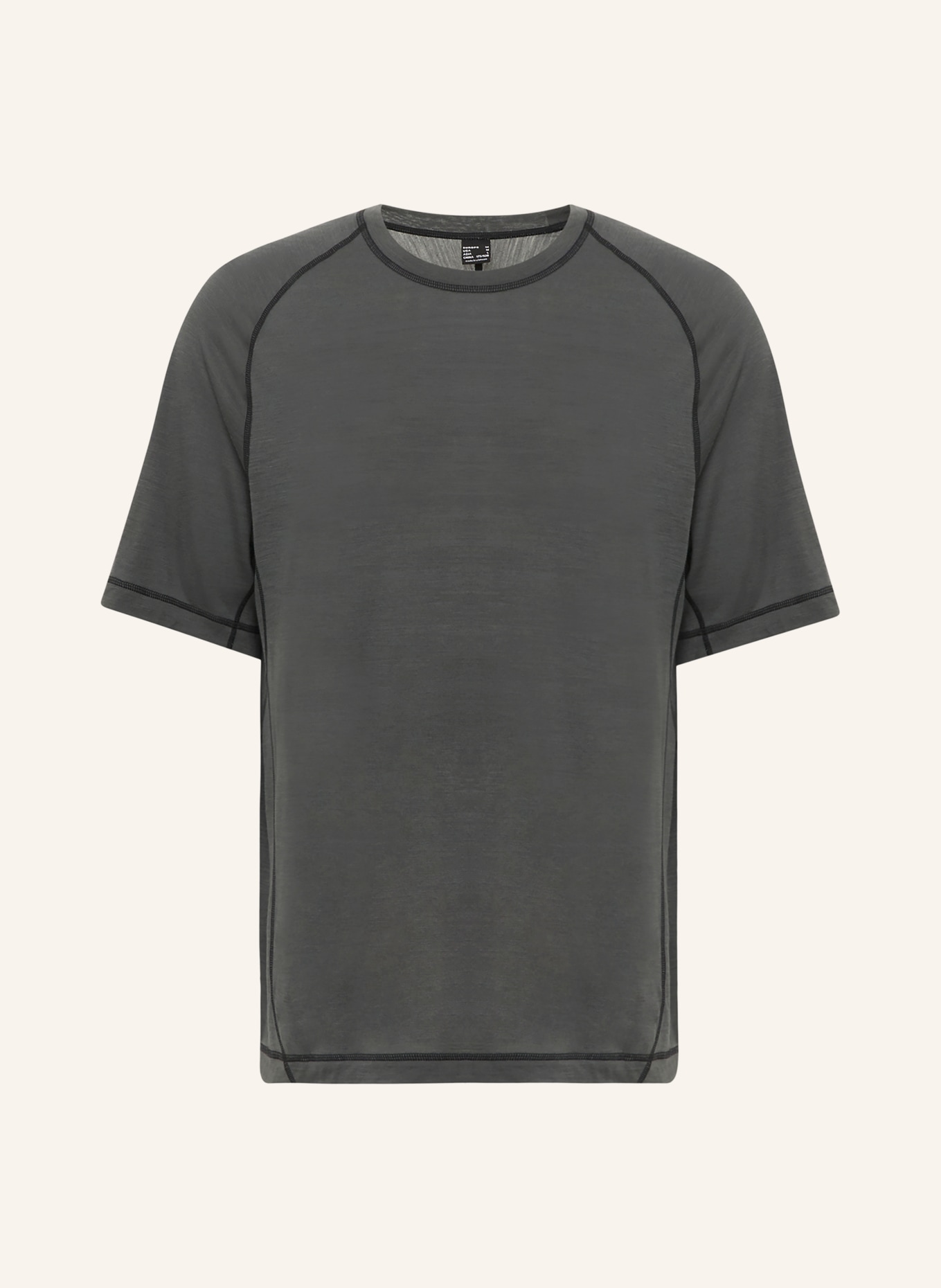 MAMMUT Functioneel shirt TREE WOOL FL: DONKERGRIJS