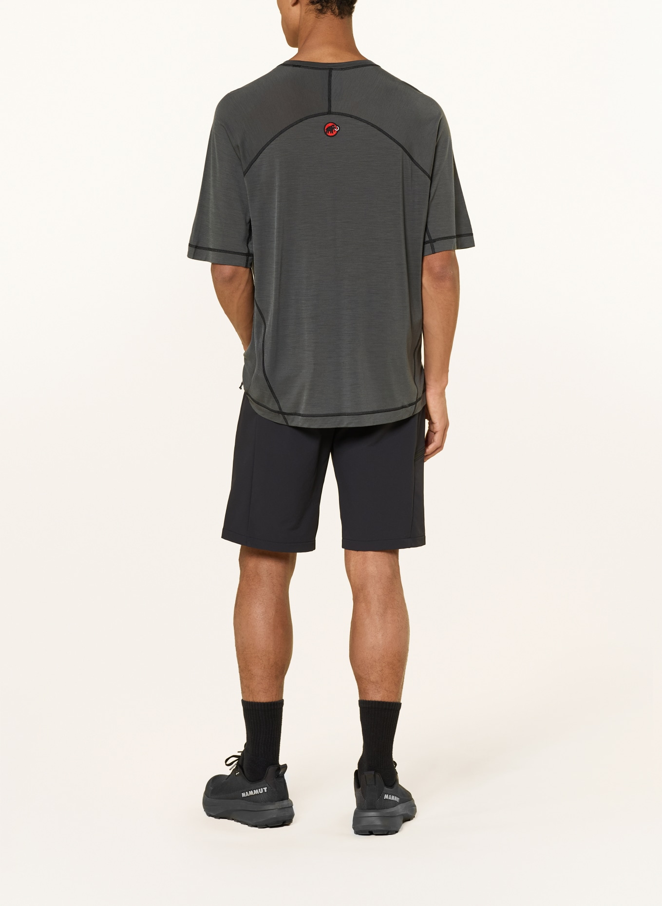 MAMMUT Functioneel shirt TREE WOOL FL: DONKERGRIJS