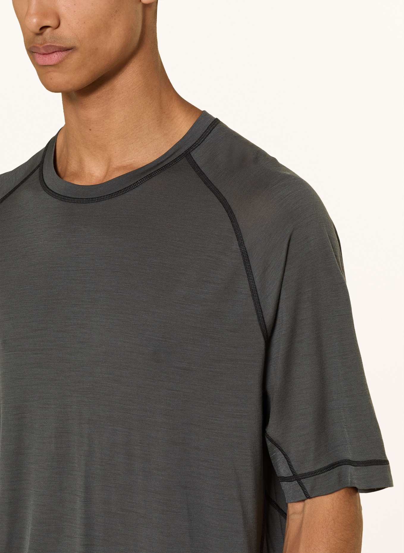 MAMMUT Functioneel shirt TREE WOOL FL: DONKERGRIJS