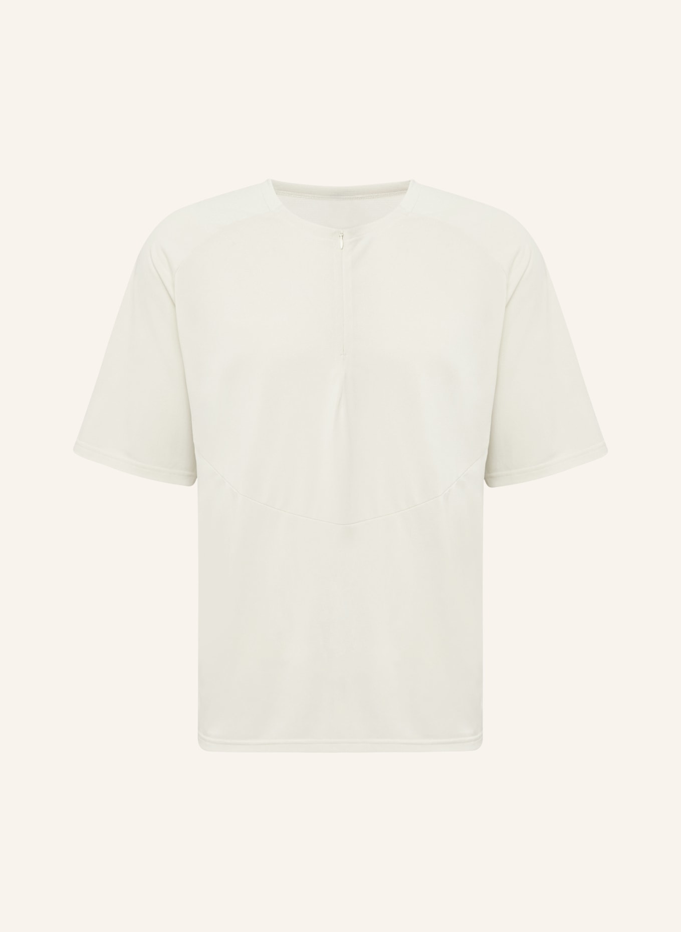 MAMMUT Functioneel shirt LIGHT FL HALF ZIP: ECRU / GRIJS