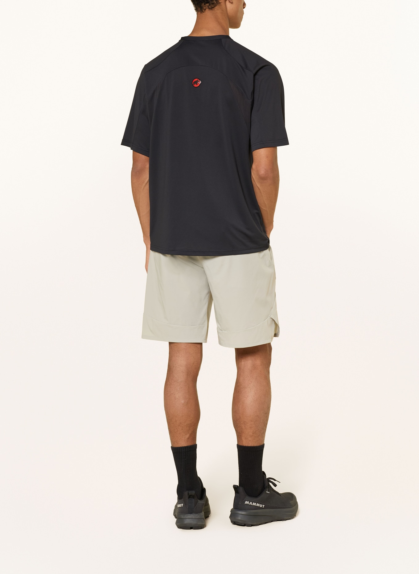 MAMMUT Functioneel shirt LIGHT FL HALF ZIP: ZWART