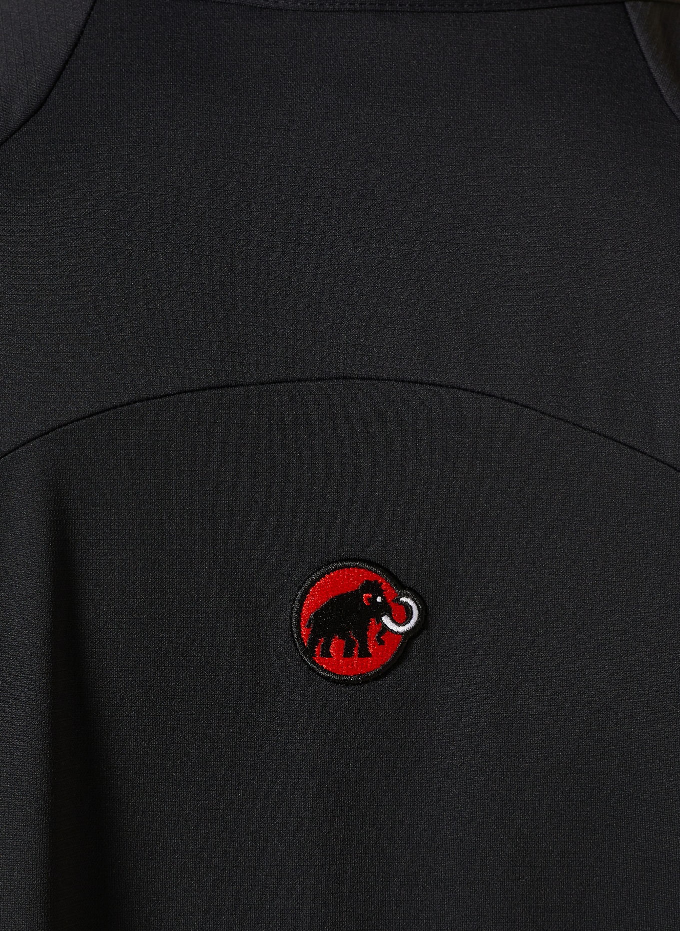 MAMMUT Functioneel shirt LIGHT FL HALF ZIP: ZWART