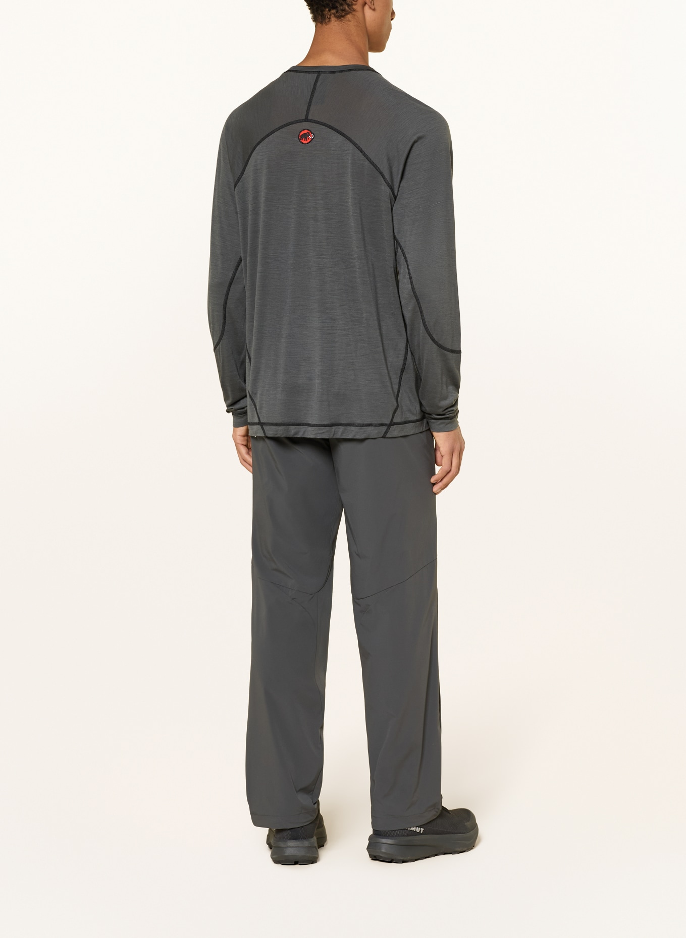 MAMMUT T-shirt met lange mouwen TREE WOOL FL: DONKERGRIJS