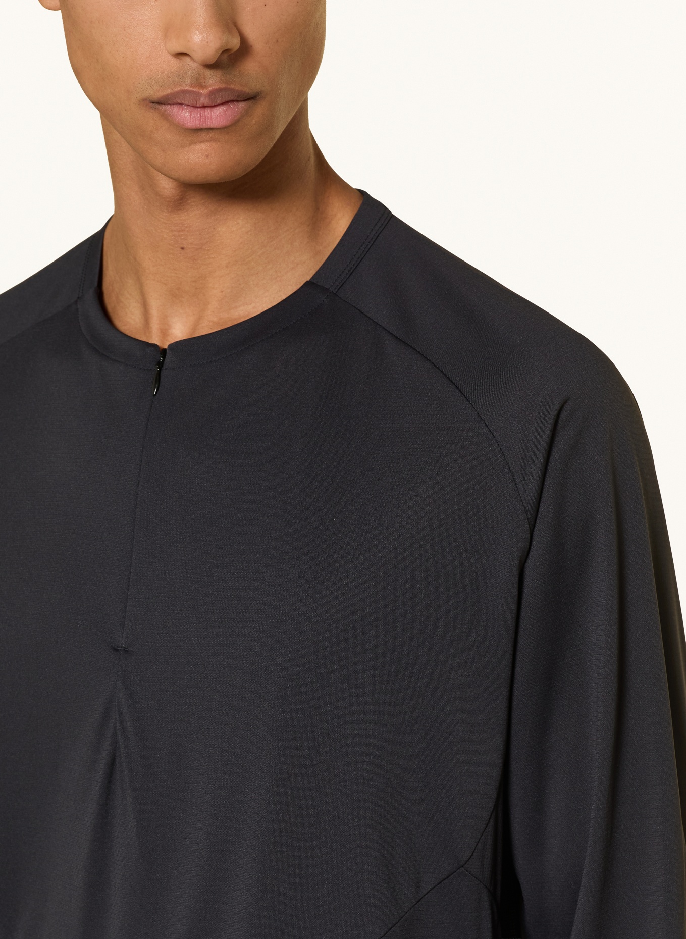 MAMMUT T-shirt met lange mouwen LIGHT FL HALF ZIP: WIT