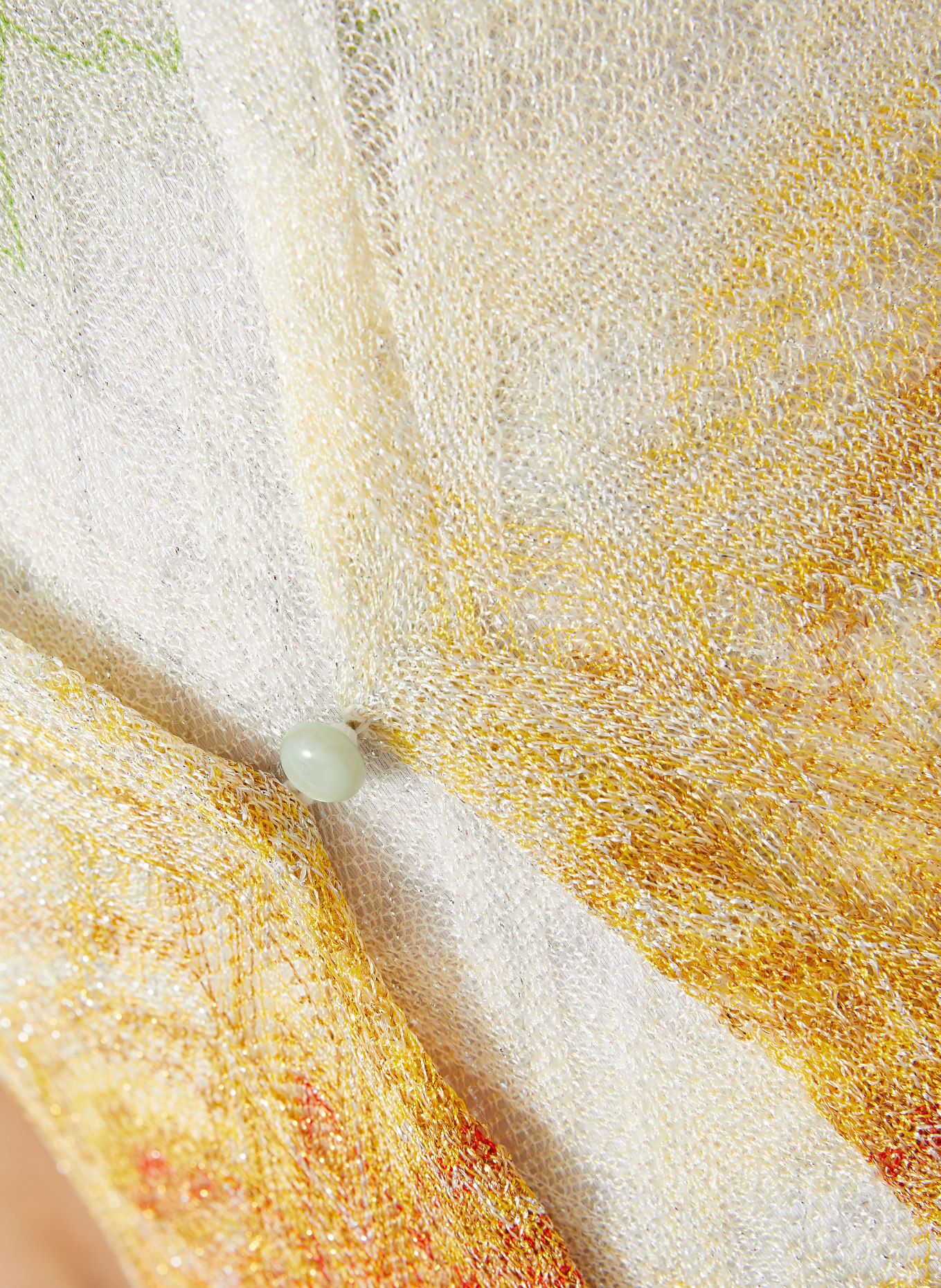 MISSONI Pletené šaty s třpytivou přízí: ČERVENÁ / ZELENÁ / BÍLÁ