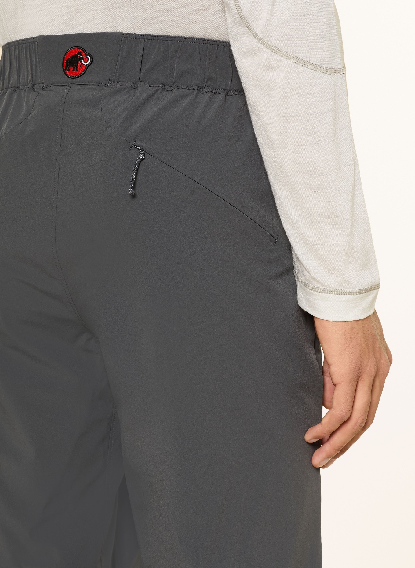 MAMMUT Trekkingbroek HIKING PATROL X MAMMUT LIGHT: DONKERGRIJS