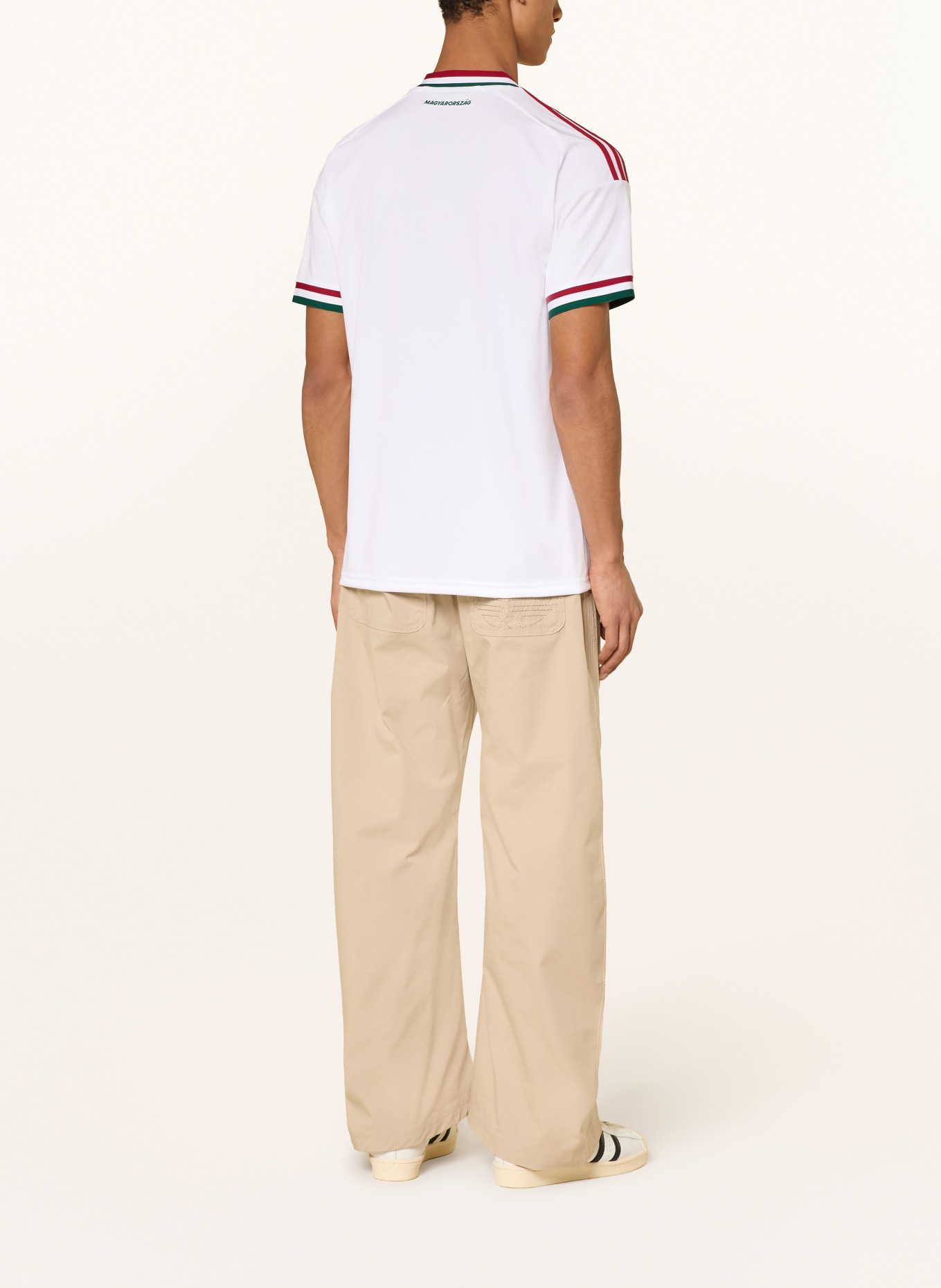 adidas Koszulka wyjazdowa WĘGRY 26: BIAŁY / CZERWONY / ZIELONY