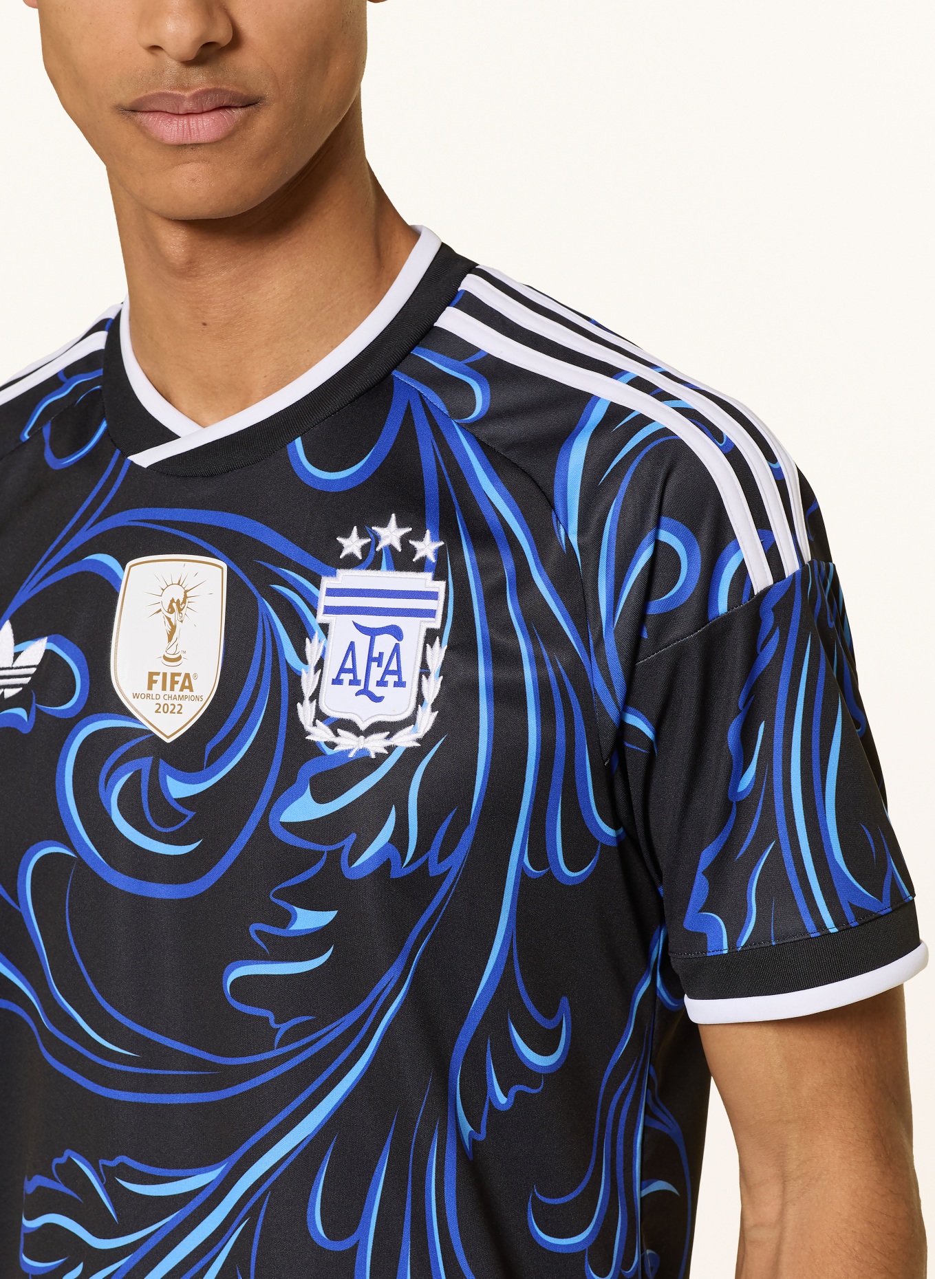 adidas Koszulka wyjazdowa ARGENTYNA 26: NIEBIESKI / BIAŁY / CZARNY