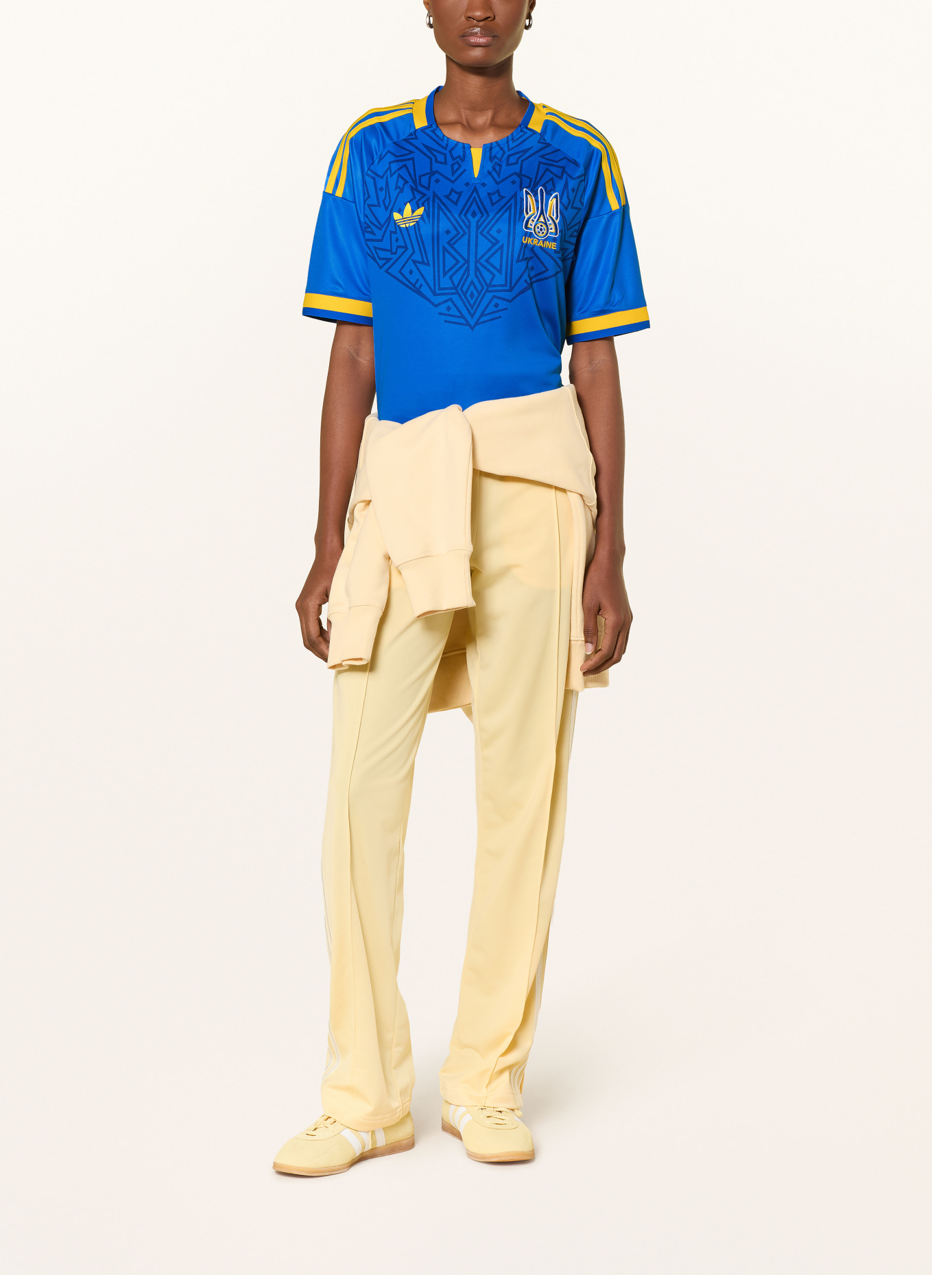 adidas Auswärtstrikot UKRAINE 26: BLAU / GELB