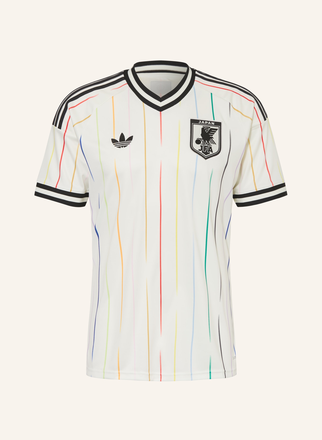 adidas Koszulka wyjazdowa JAPONIA 26: KREMOWY / ZIELONY / CZARNY