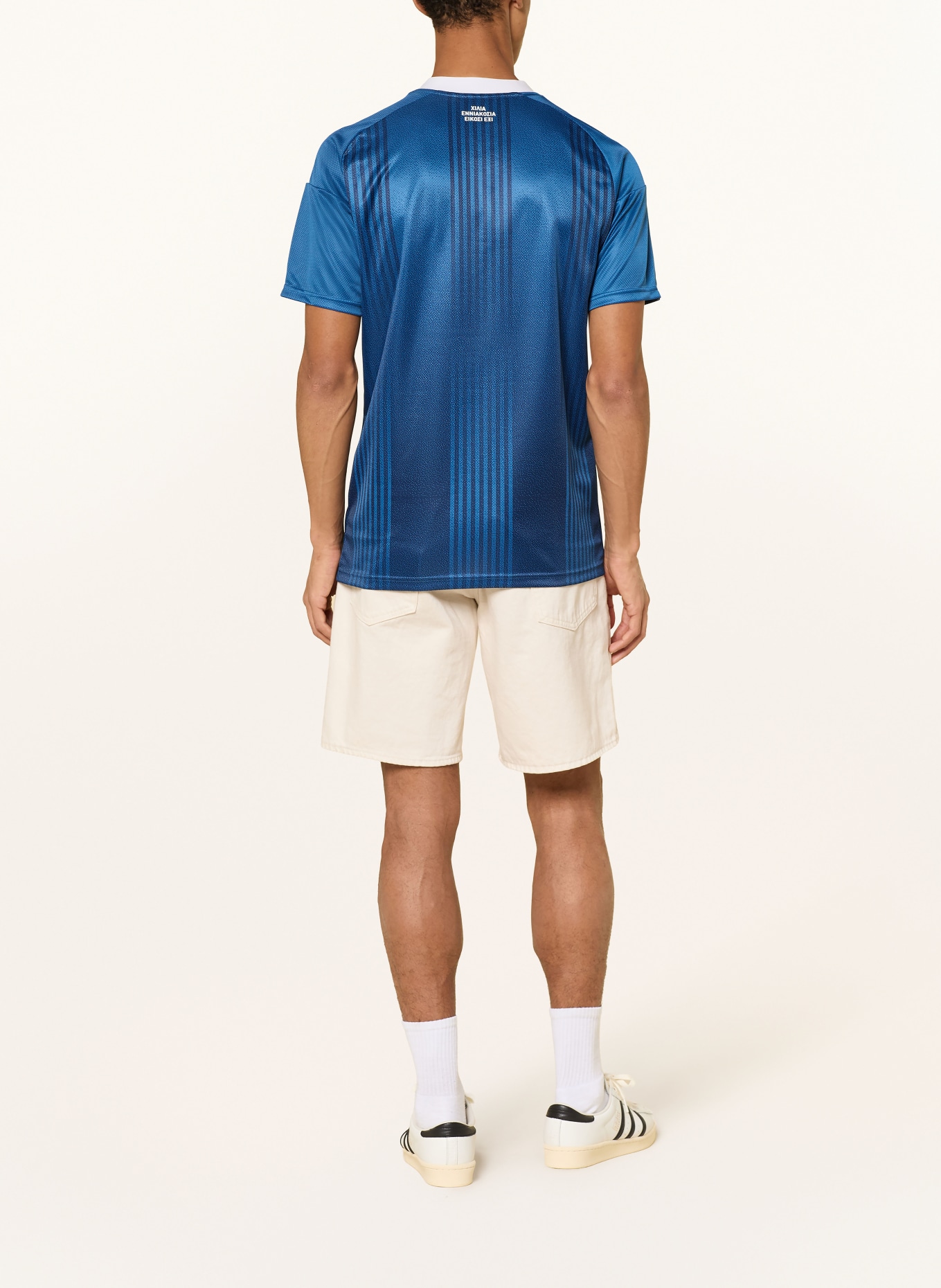 adidas Koszulka wyjazdowa GRECJA 26: NIEBIESKI / GRANATOWY / BIAŁY