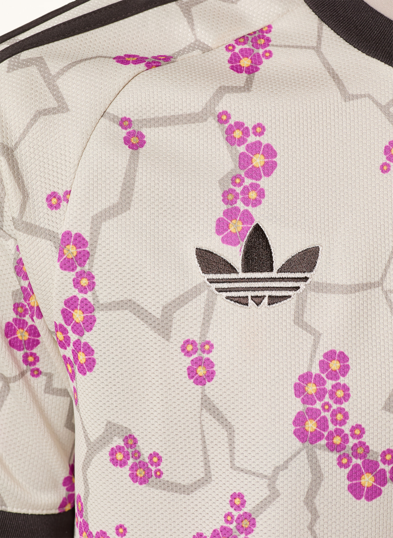 adidas Koszulka wyjazdowa CHILE 26: JASNOBRĄZOWY / CIEMNOBRĄZOWY / JASKRAWY FIOLETOWY