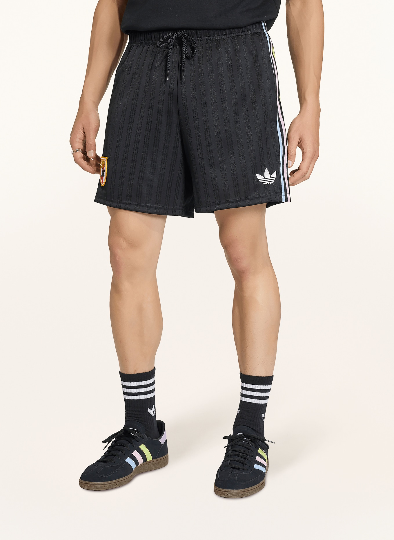 adidas Szorty JAPAN ORIGINALS: CZARNY / RÓŻOWY / JASNONIEBIESKI