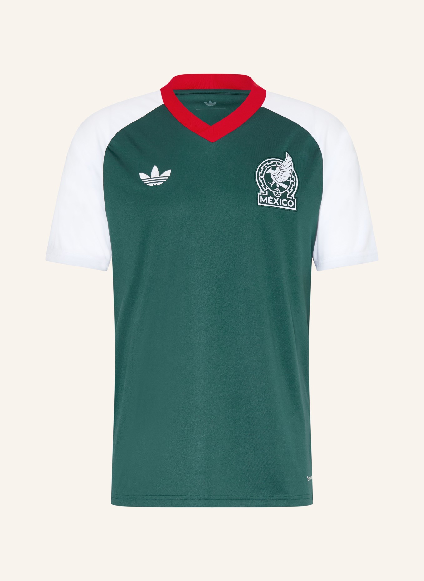 adidas Aufwärmtrikot MEXIKO 26: DUNKELGRÜN / ROT / WEISS