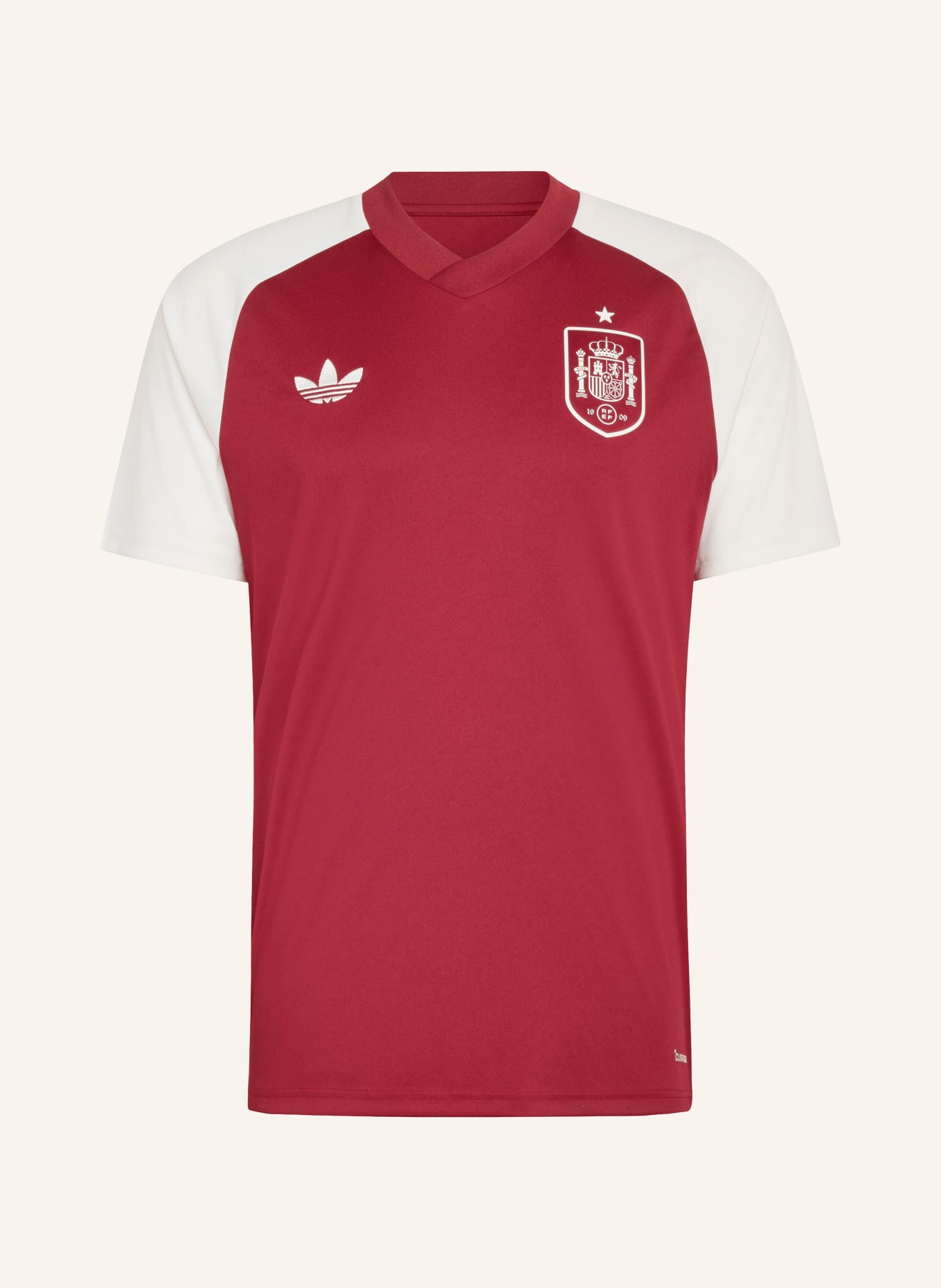 adidas Aufwärmshirt SPANIEN AUSWÄRTS: DUNKELROT / WEISS
