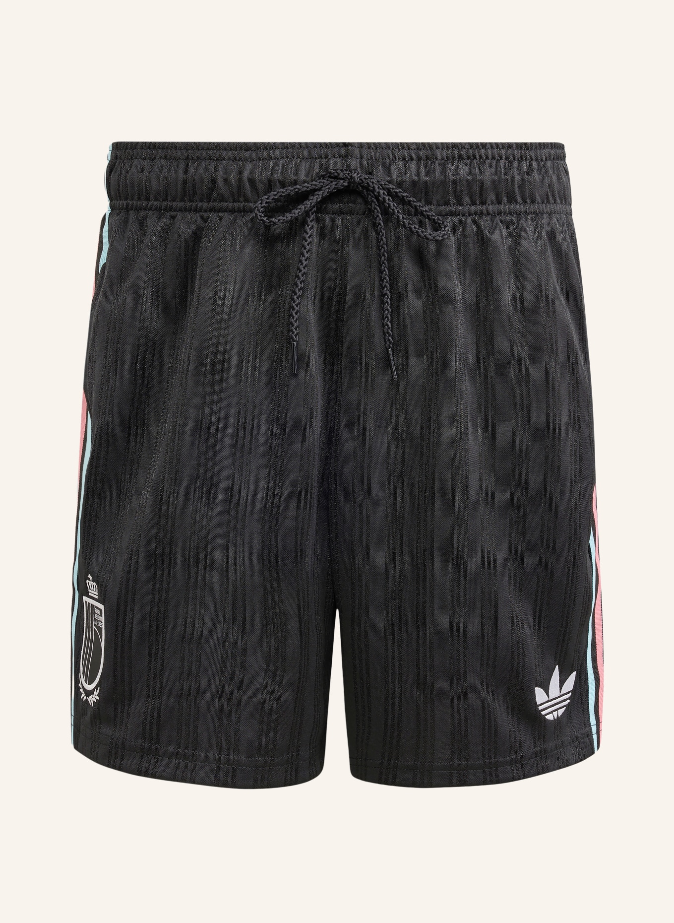 adidas Szorty BELGIEN ORIGINALS: CZARNY / JASNOCZERWONY / JASNONIEBIESKI