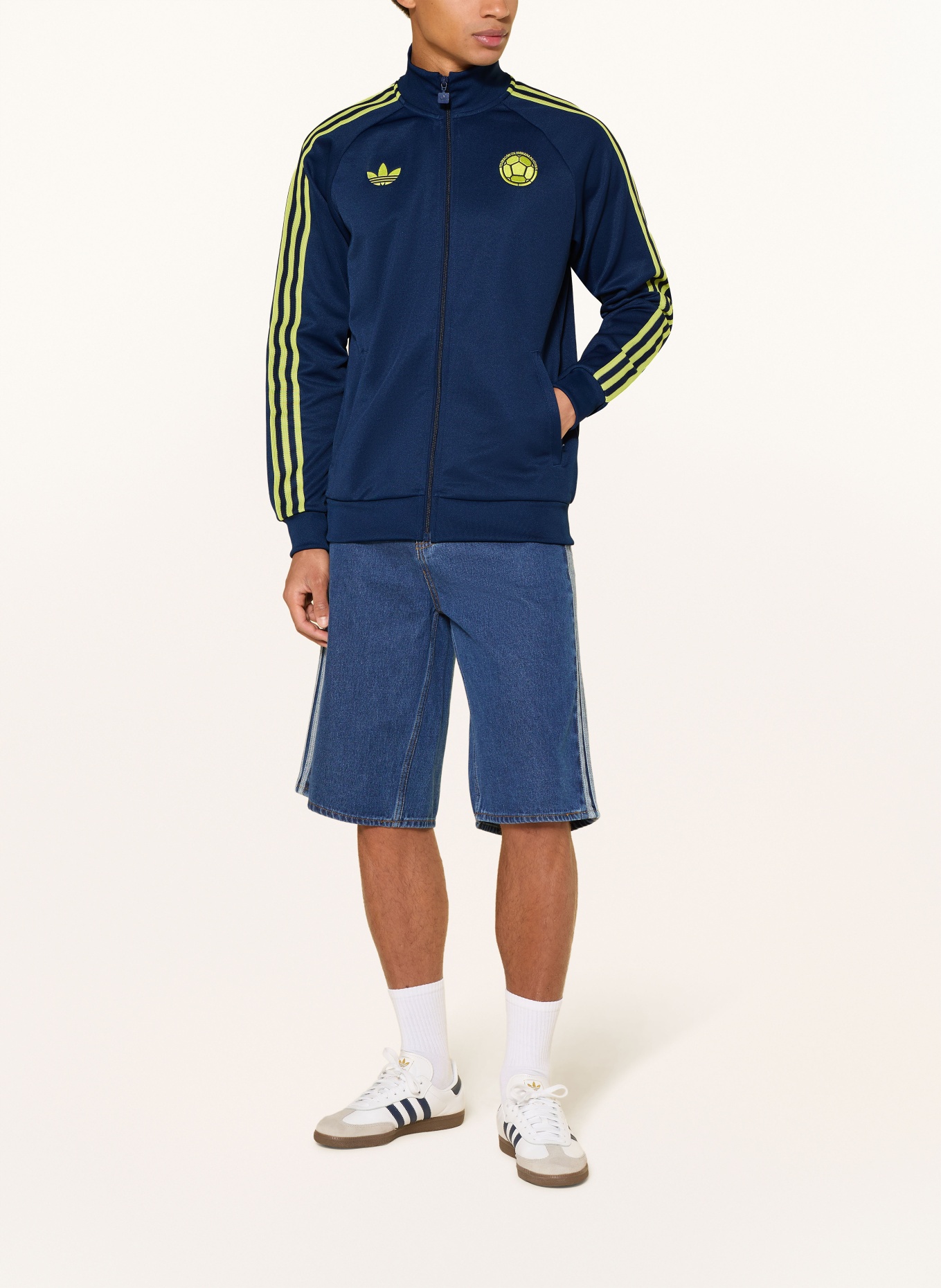 adidas Bluza KOLUMBIEN 26 ORIGINALS: GRANATOWY / ŻÓŁTY