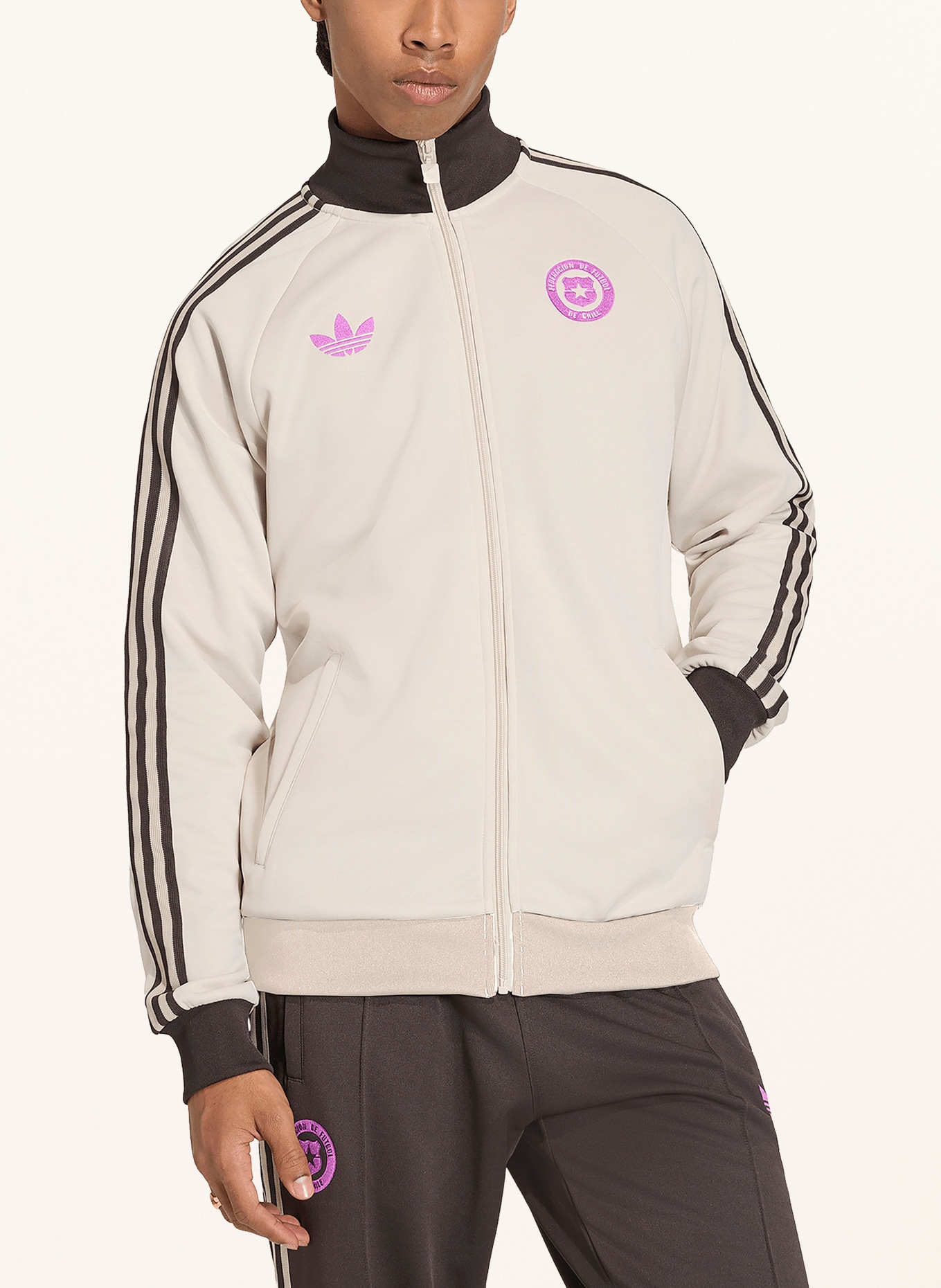 adidas Bluza CHILE ORIGINALS: BEŻOWY / BRĄZOWY