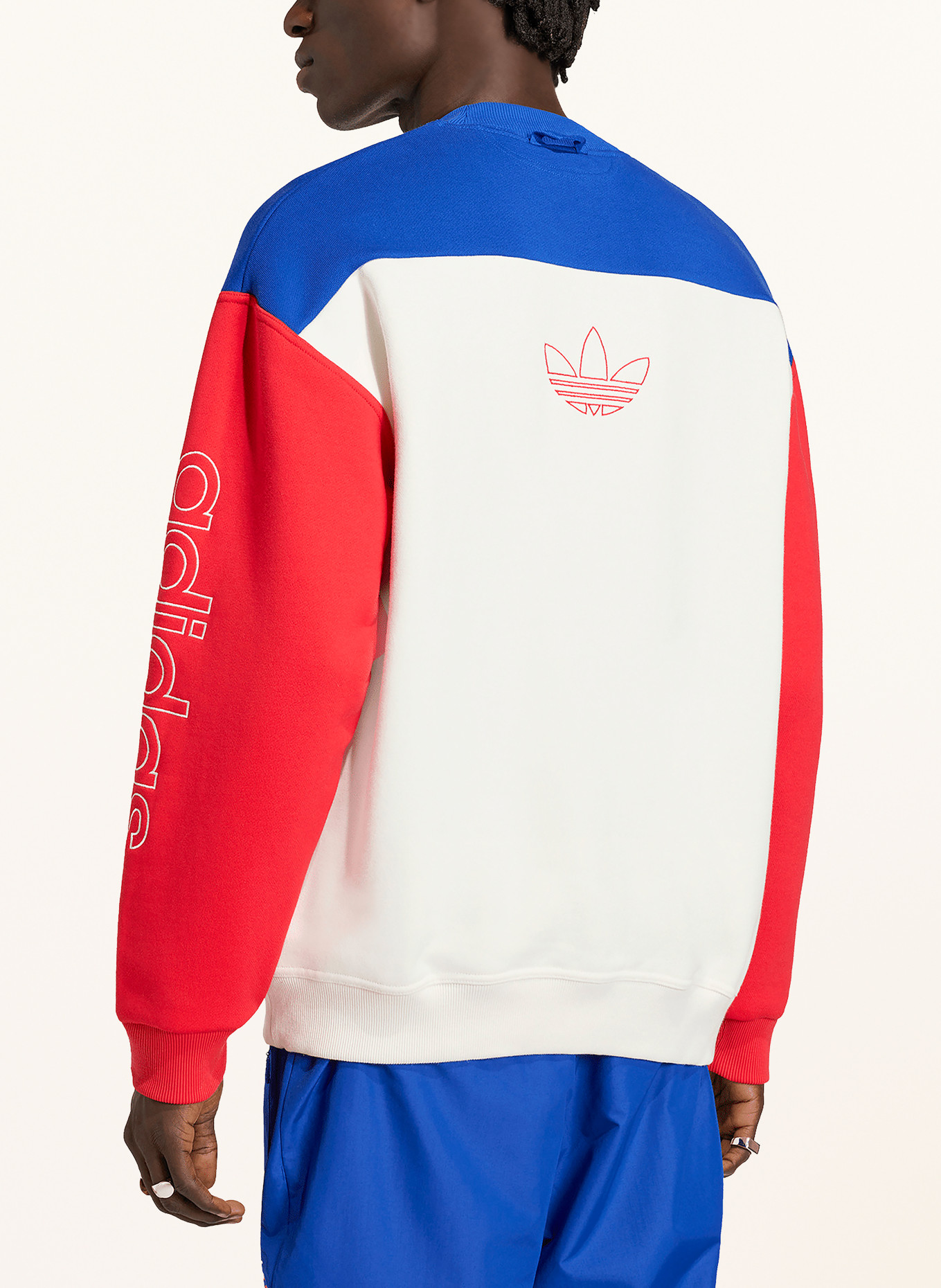 adidas Sweatshirt GRAPHIC: WIT / ROOD / BLAUW