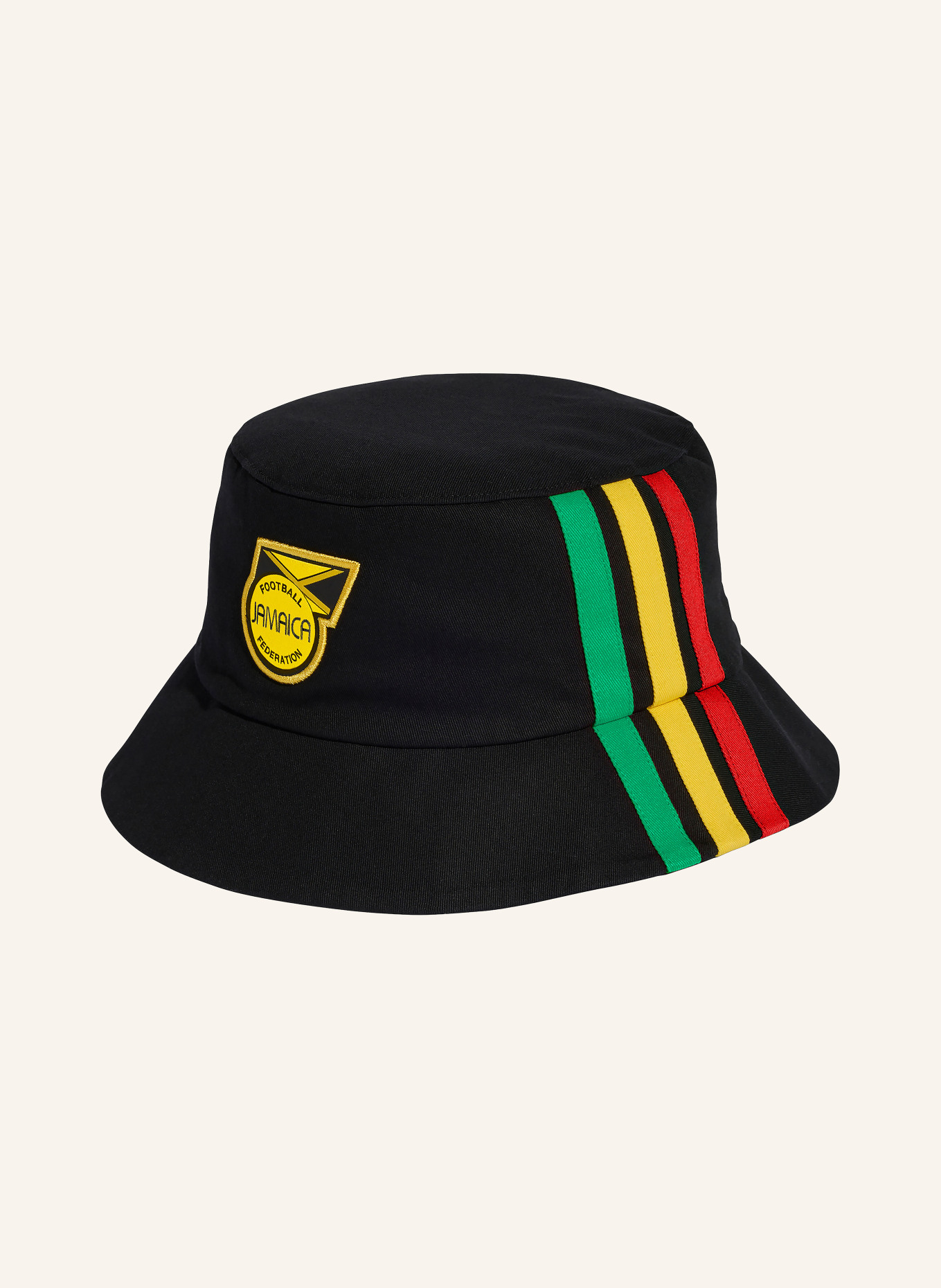 adidas Chapeau bob JAMAICA: NOIR / JAUNE FONCÉ / VERT