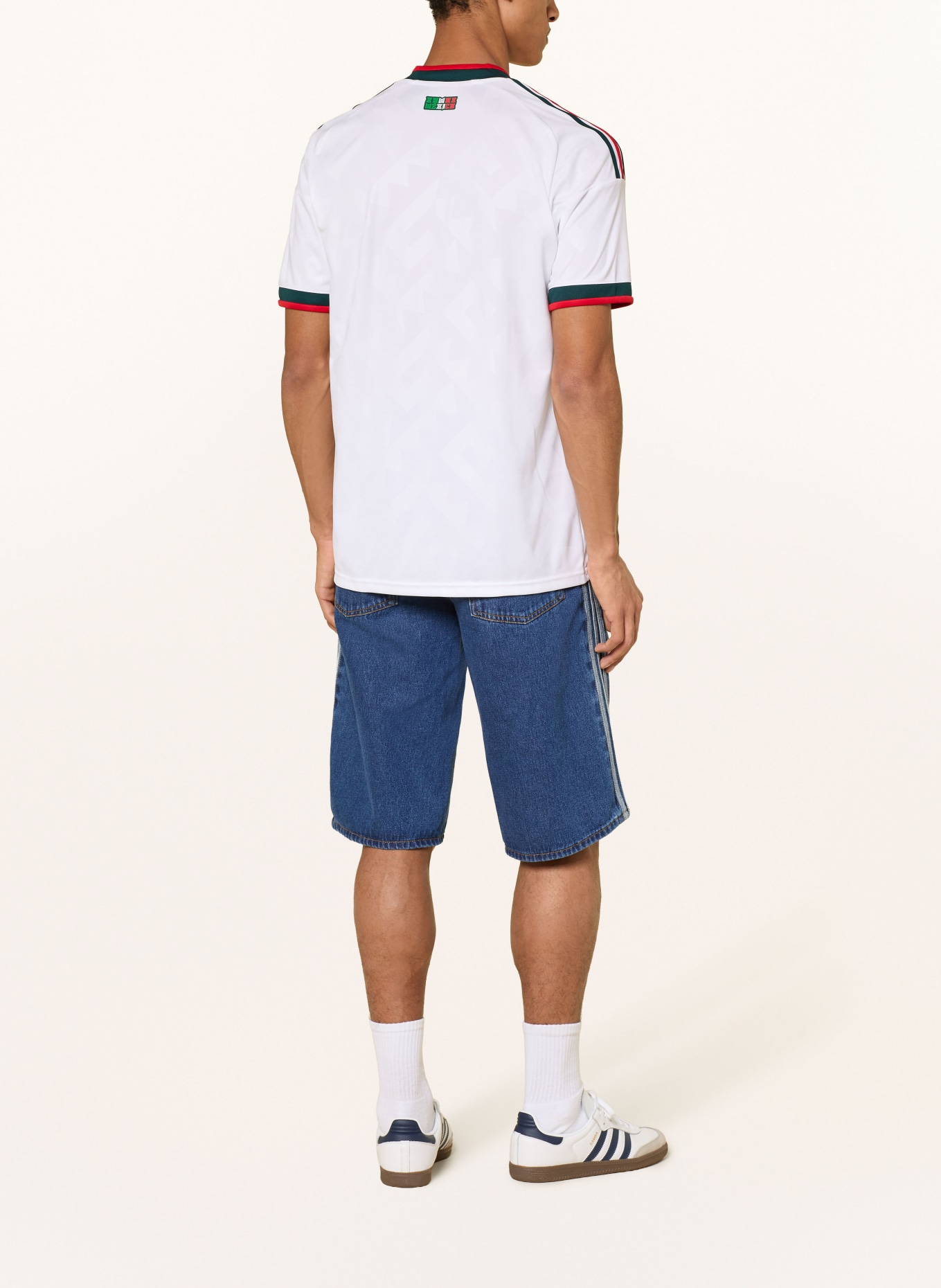 adidas Koszulka wyjazdowa MEKSYK 26: BIAŁY / CZERWONY / CZARNY