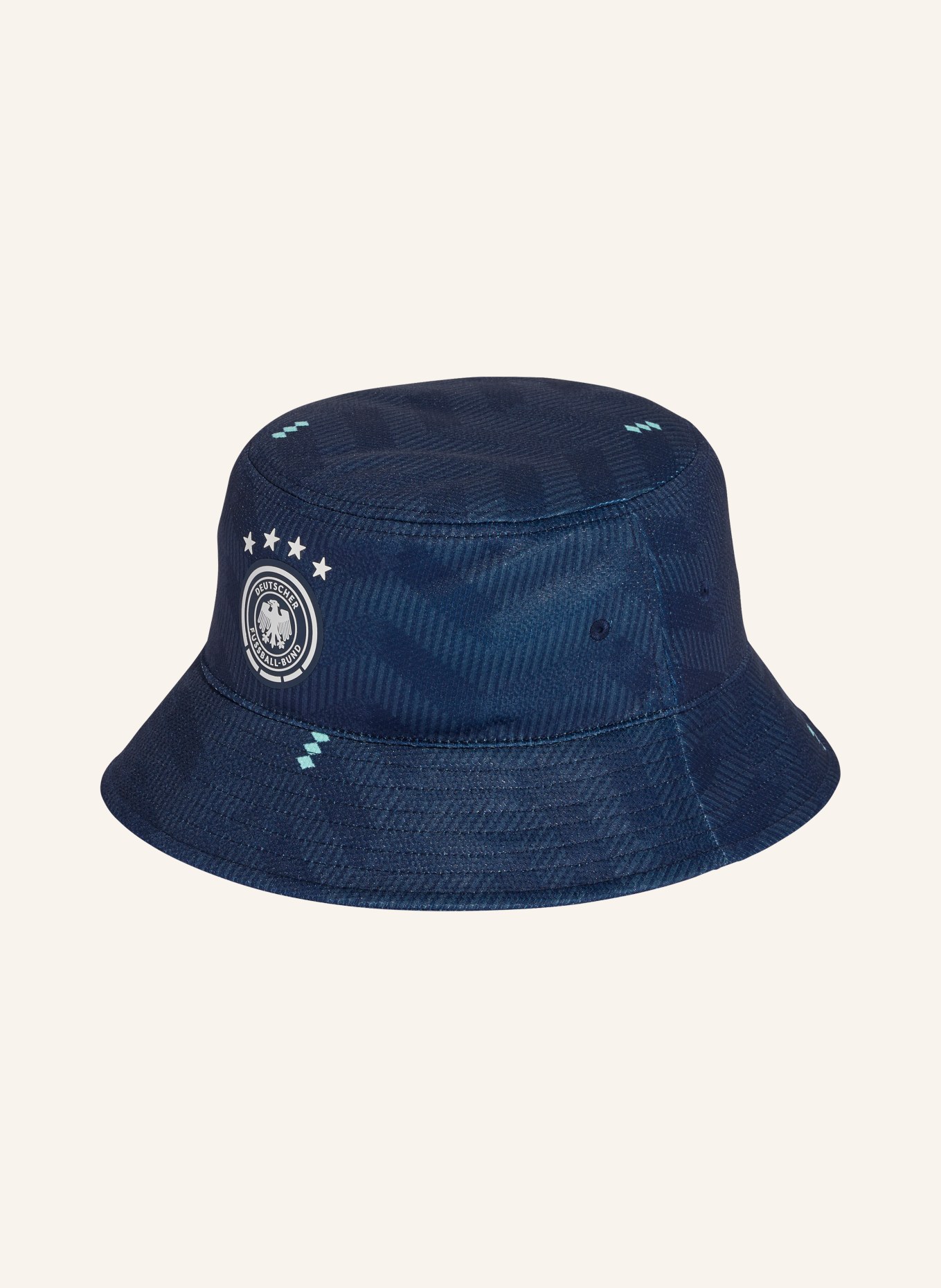 adidas Bucket Hat GERMANY 26: DARK BLUE / NEON BLUE
