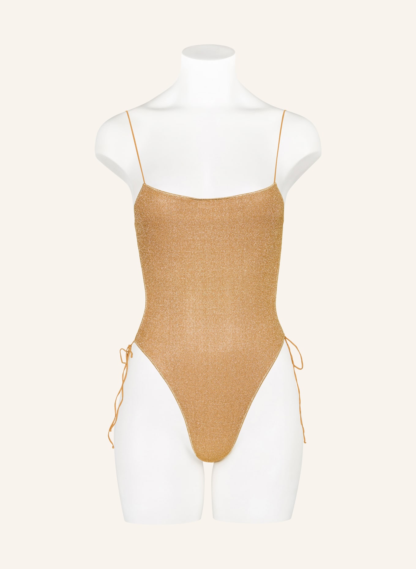 Oséree Badpak LUMIERE met glinsterend garen: GOUD