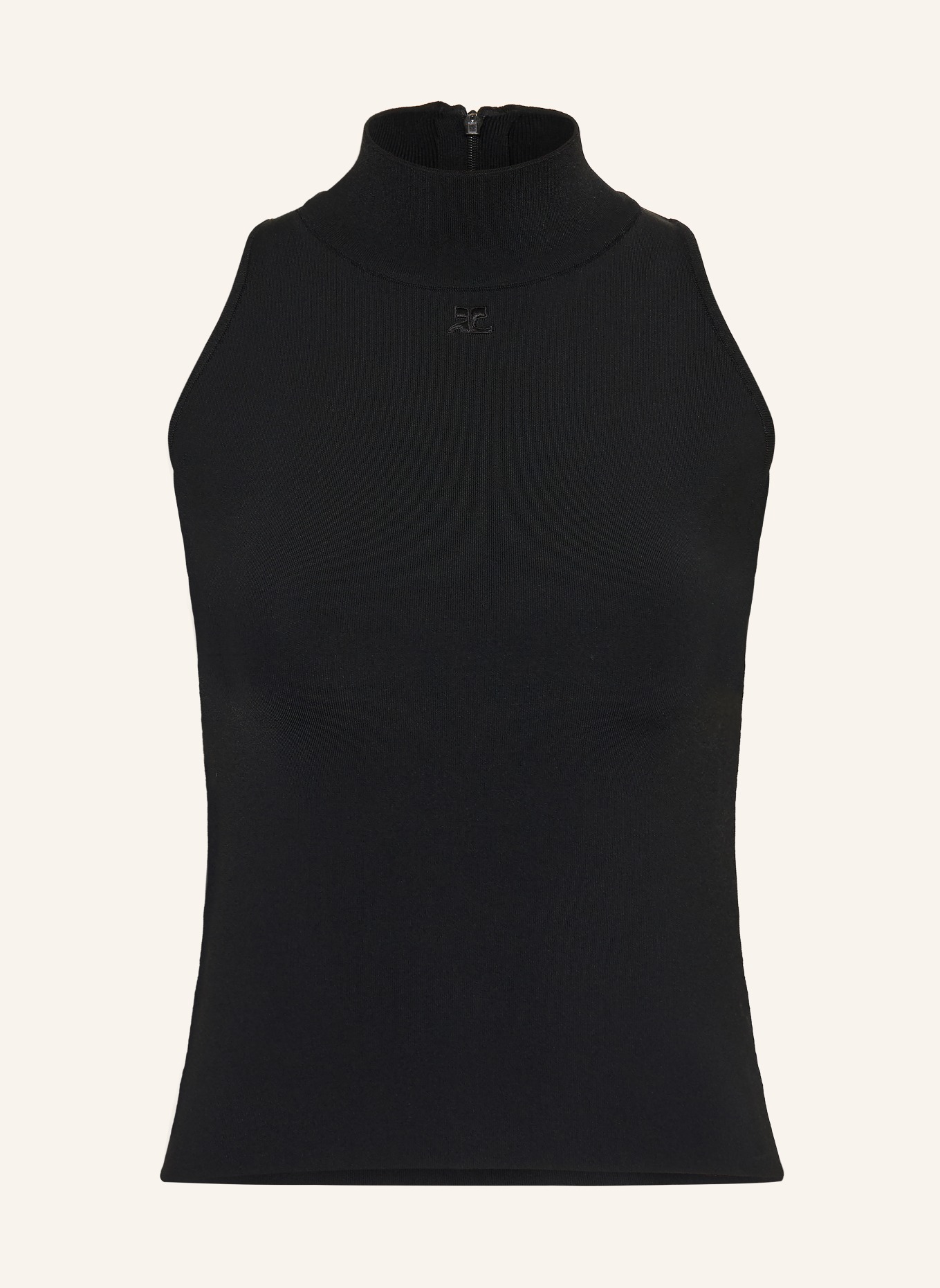Courrèges Top: SCHWARZ