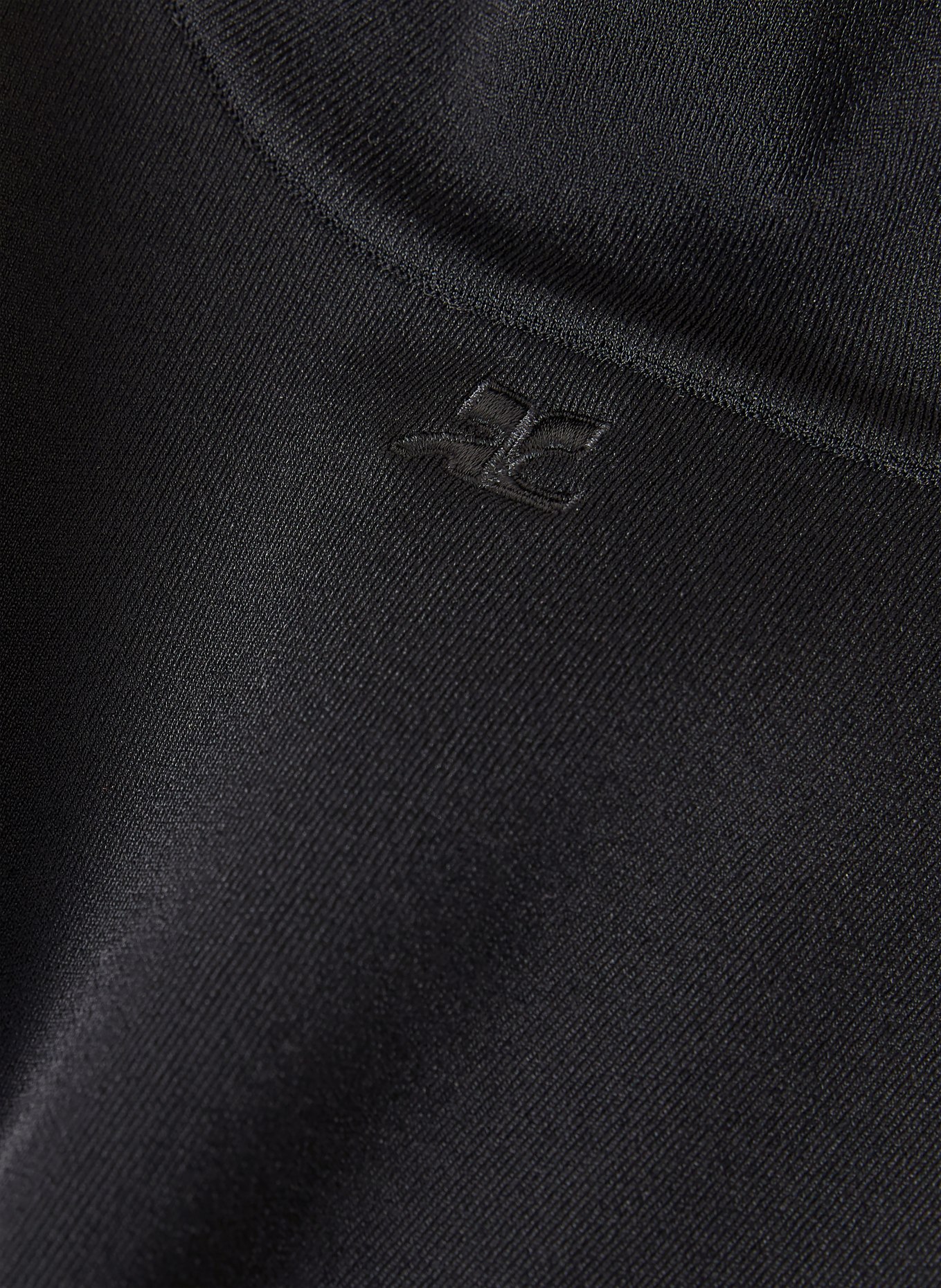 Courrèges Top: SCHWARZ