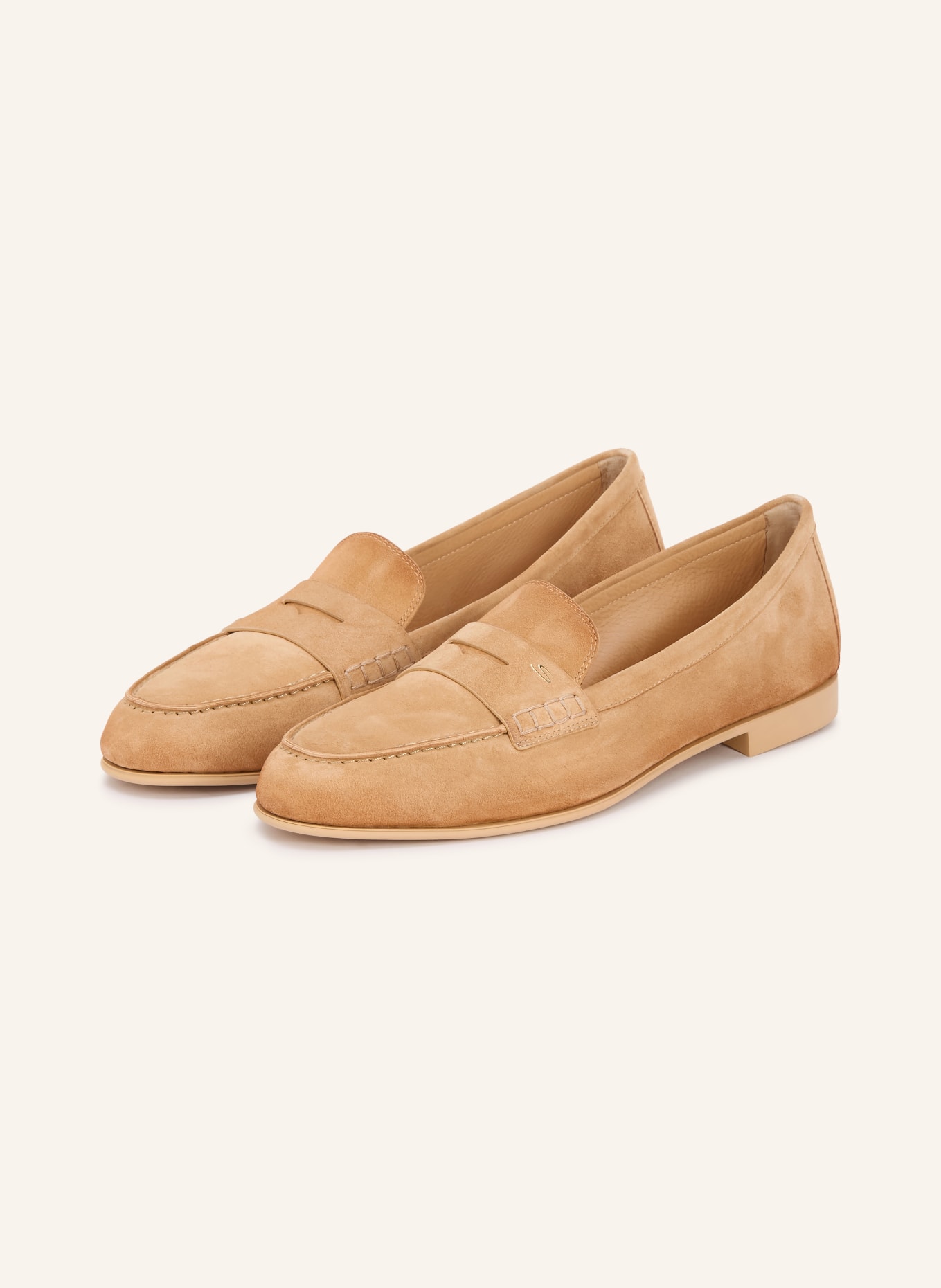 Santoni Penny-Loafer VIBE: CAMEL