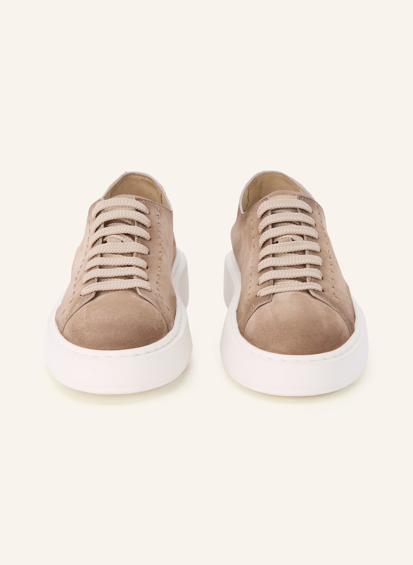 Santoni Sneaker CLEAN ROW: BRAUN