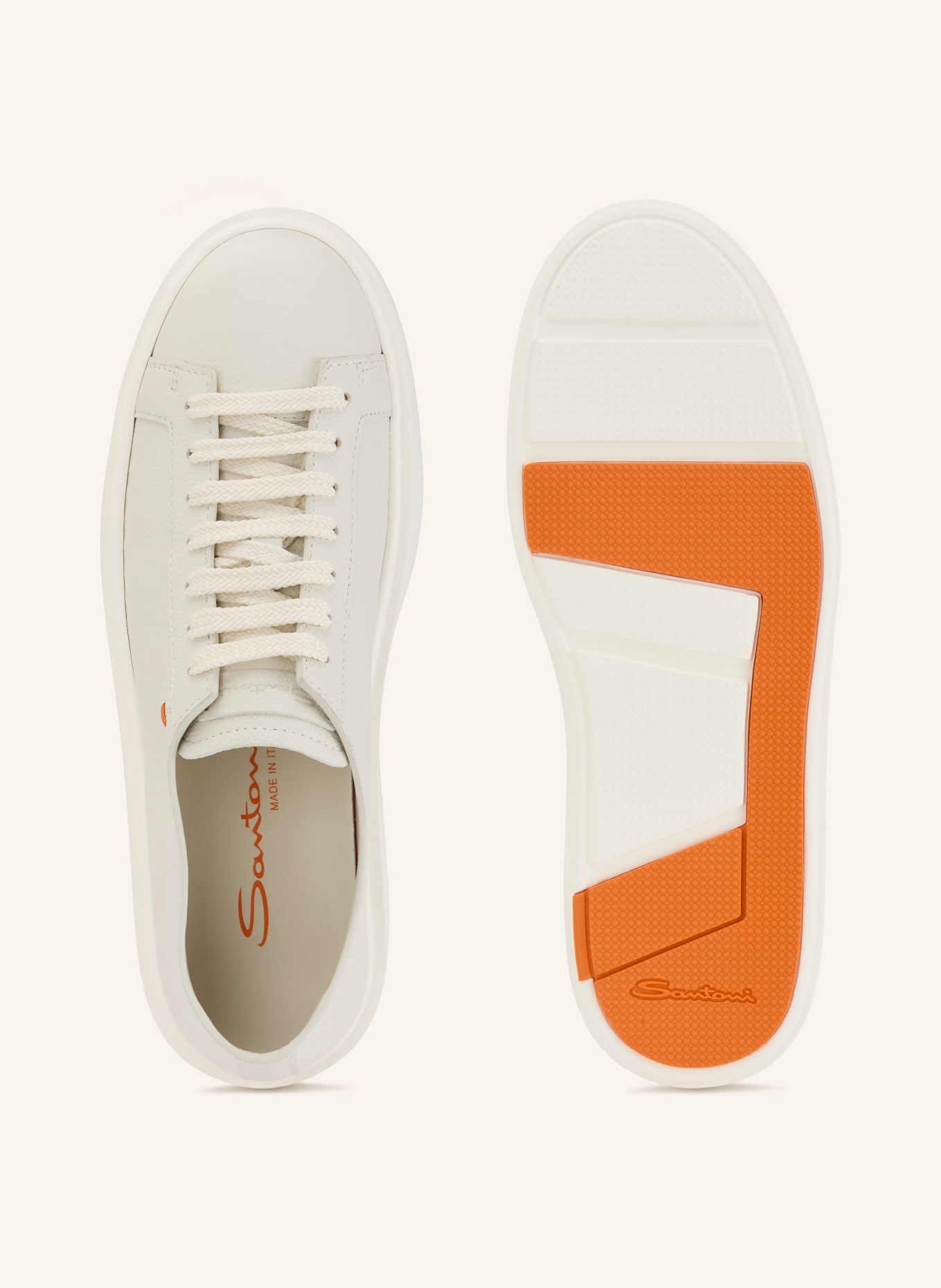Santoni Sneaker CLEAN: HELLGRAU
