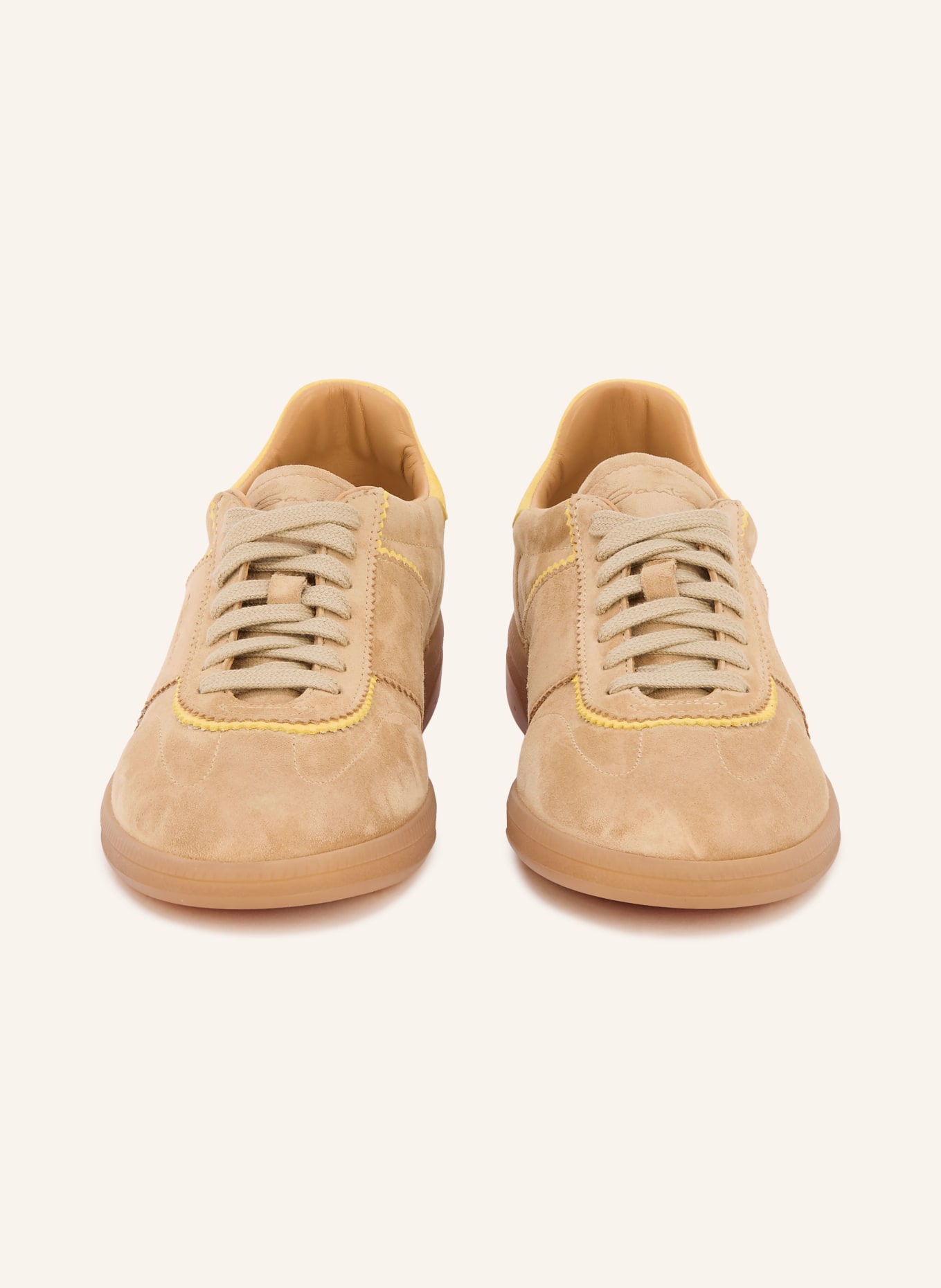 Santoni Baskets OLY SHADE: MARRON CLAIR / JAUNE