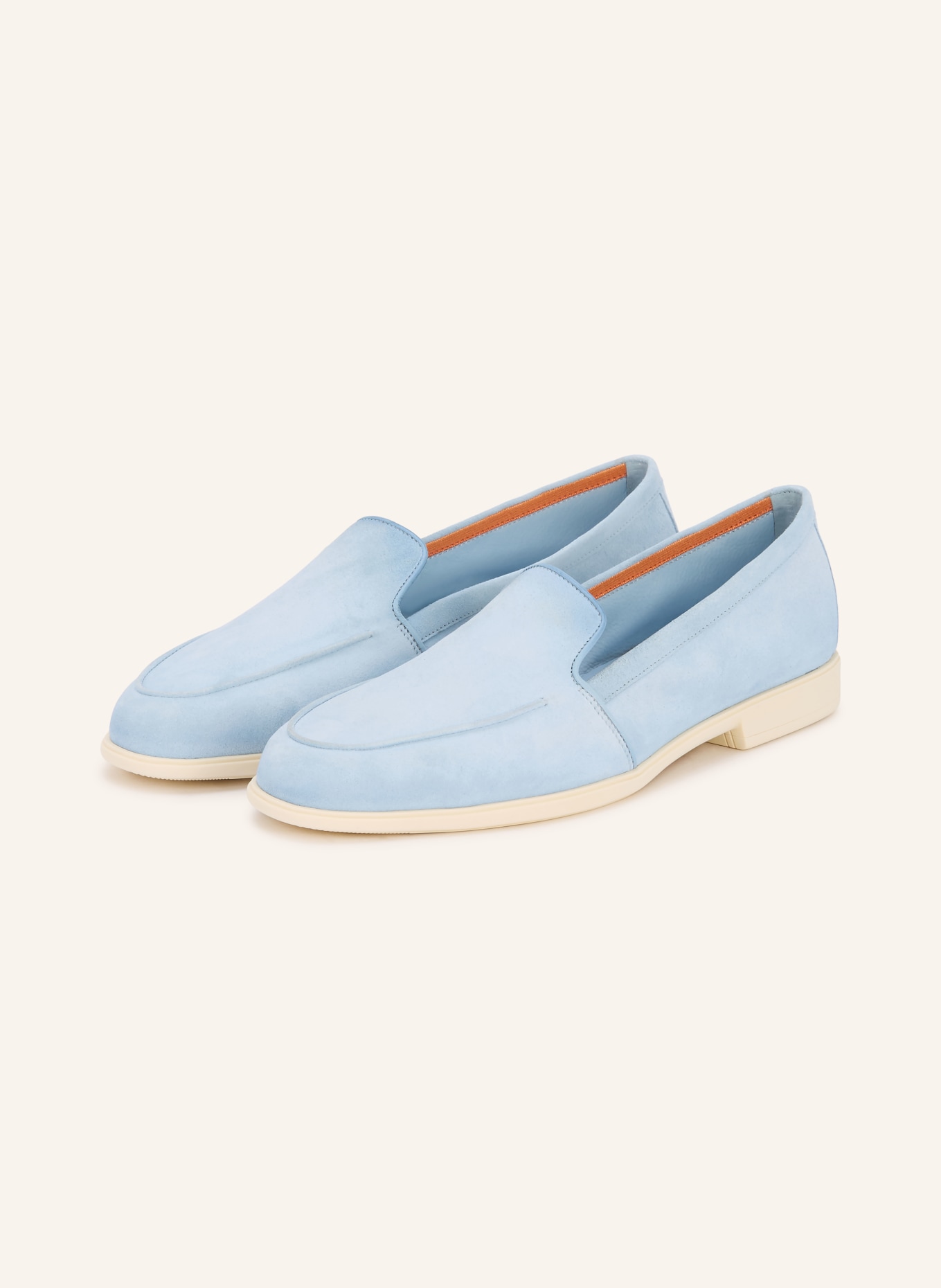 Santoni Slipper MALIBU: HELLBLAU