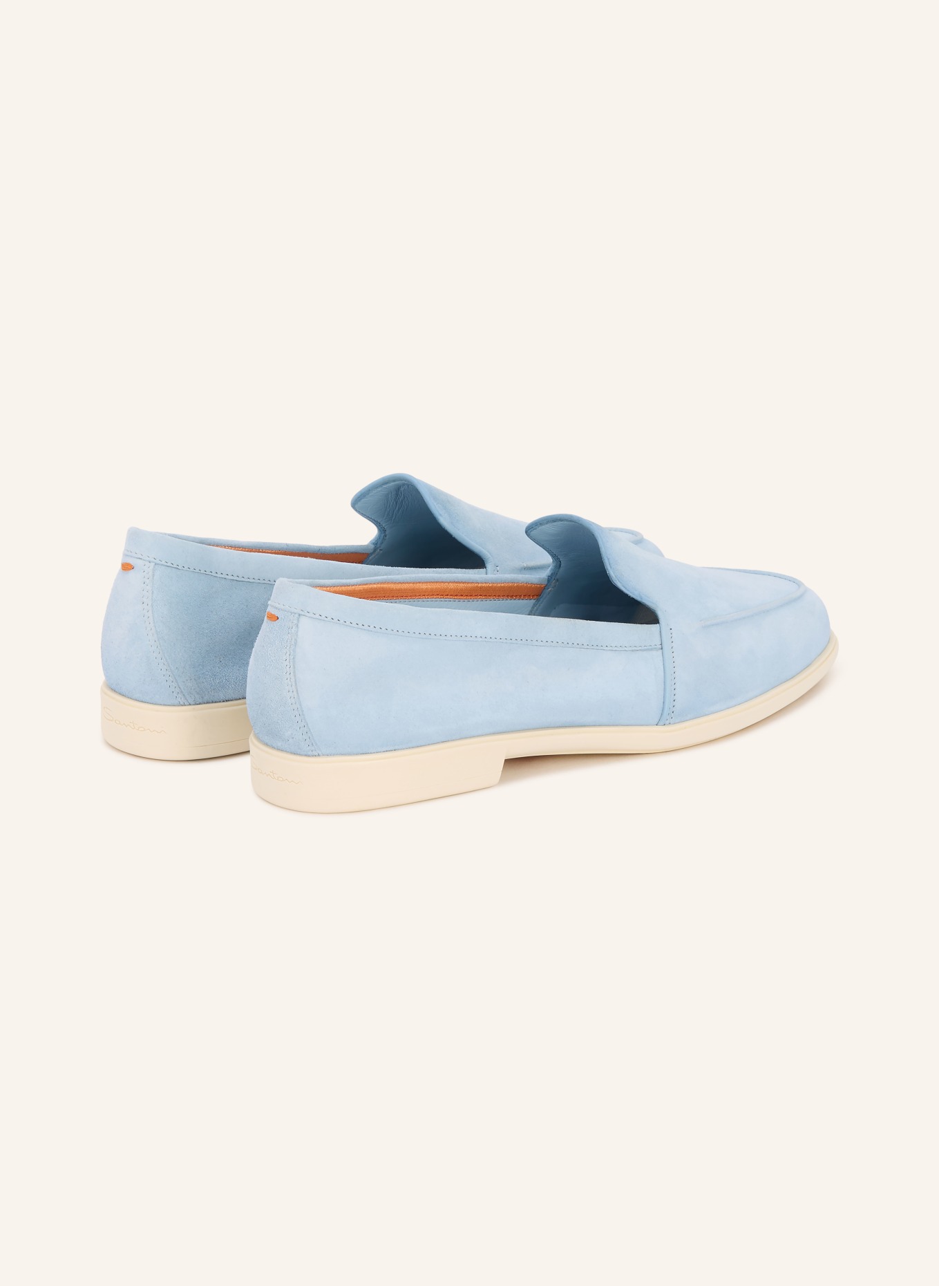 Santoni Slipper MALIBU: HELLBLAU