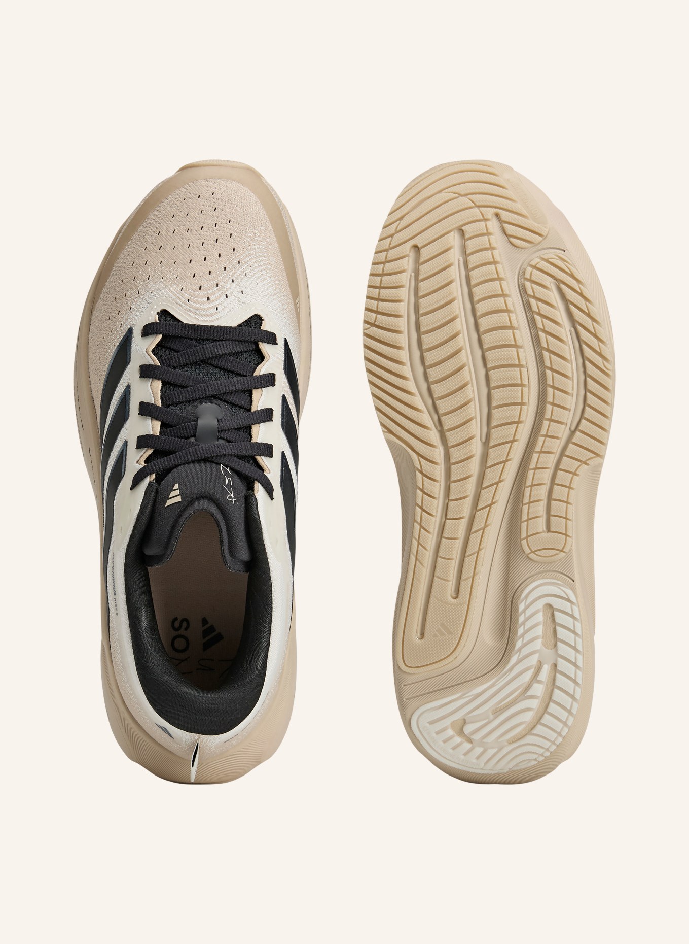 adidas Buty do biegania SUPERNOVA RISE 3: BEŻOWY / BIAŁY / CZARNY