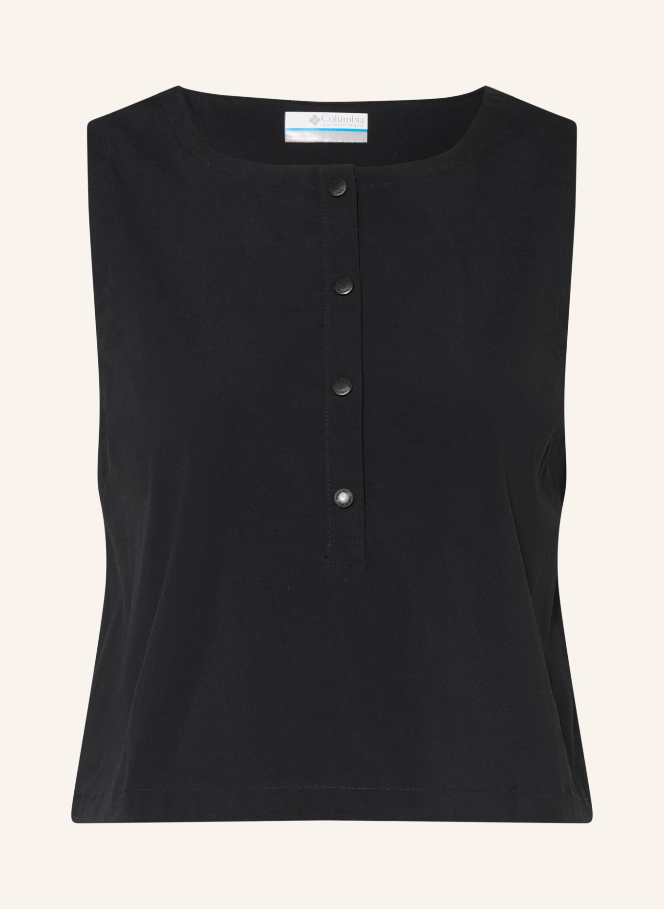 Columbia Tanktop CHILL CREEK™ WOVEN: SCHWARZ