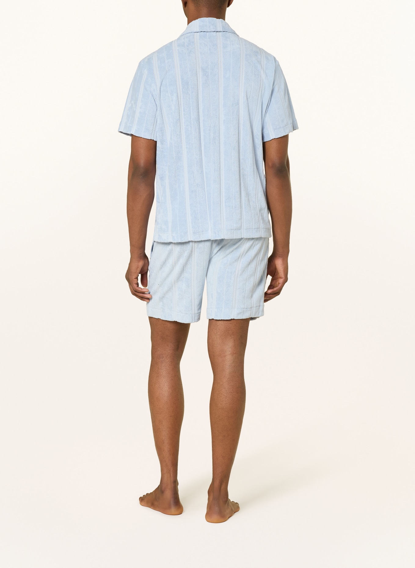 Marc O'Polo Lounge-Shirt aus Frottee: HELLBLAU